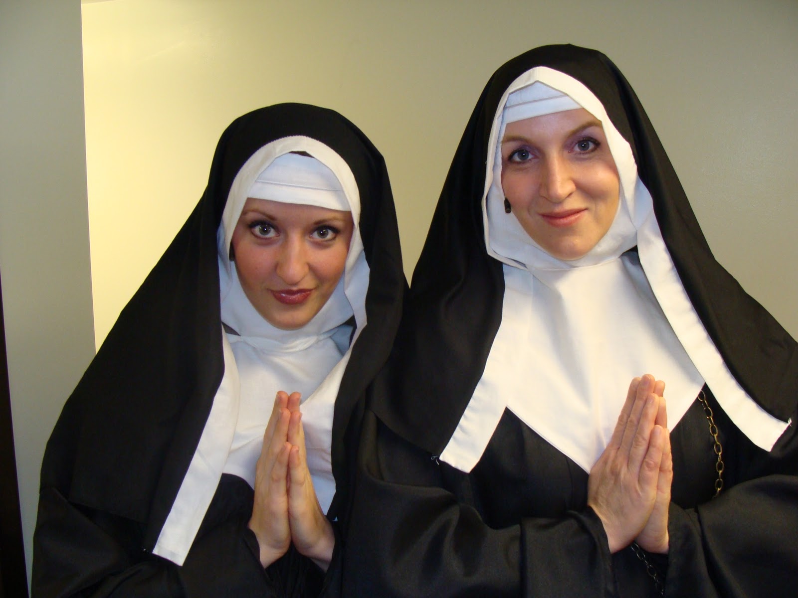 Sinful nuns enjoy foot fisting each other's nasty hairy cunts in convent