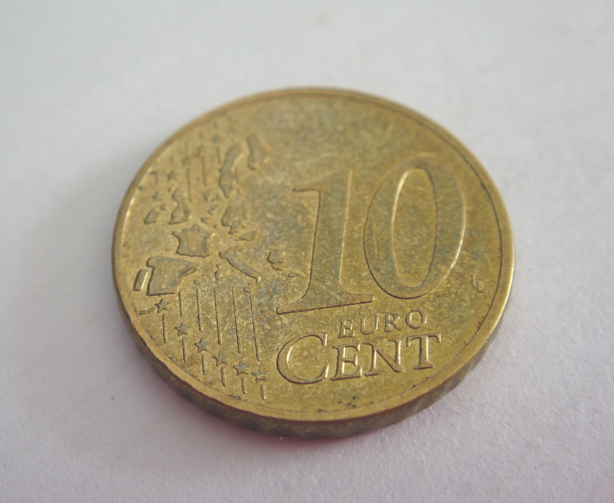 Free Photo 10 Euro Cent Coin Money Ten Golden Free - 