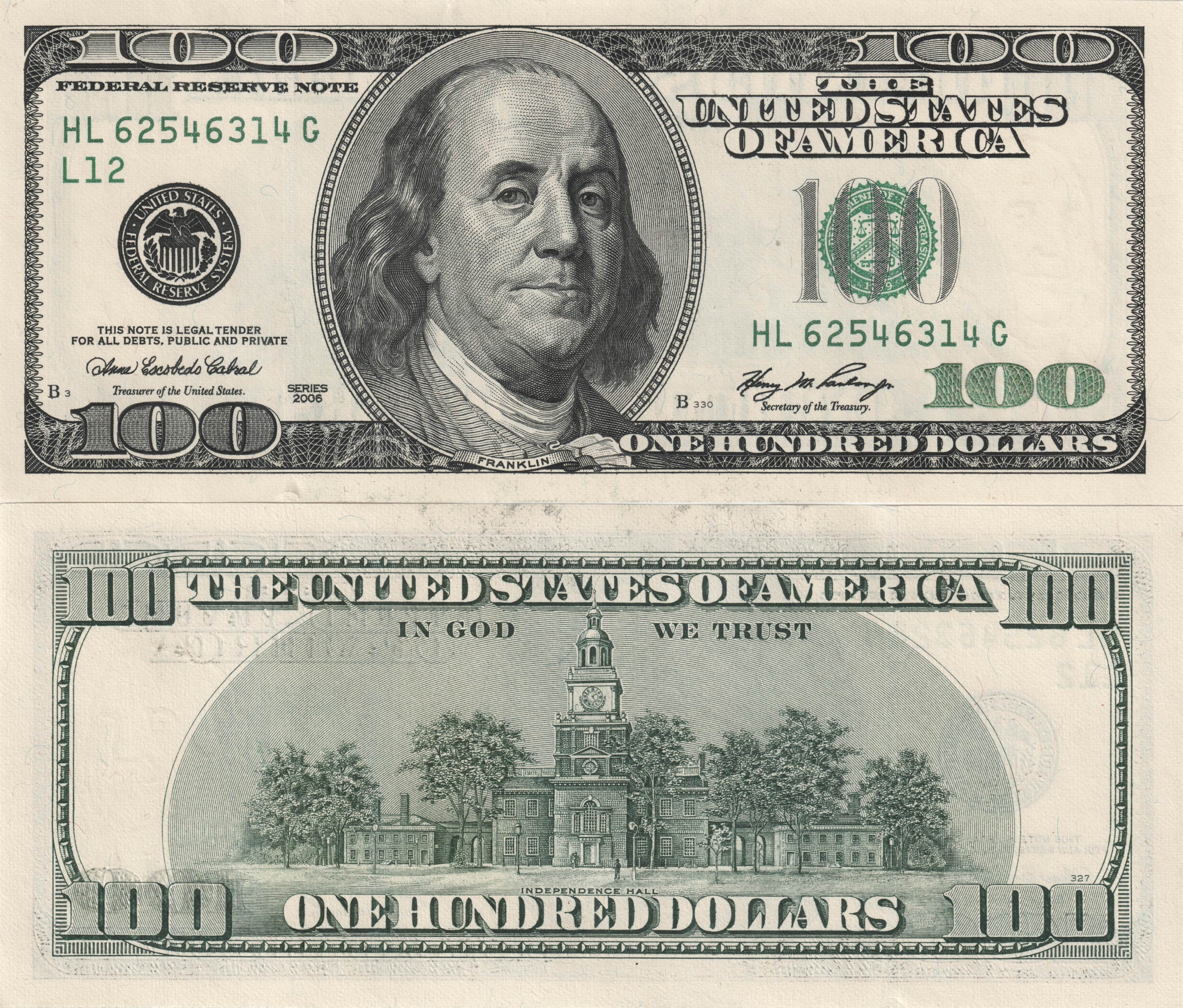 Images Dollars Paper money 100 dollars Money 4428x3774