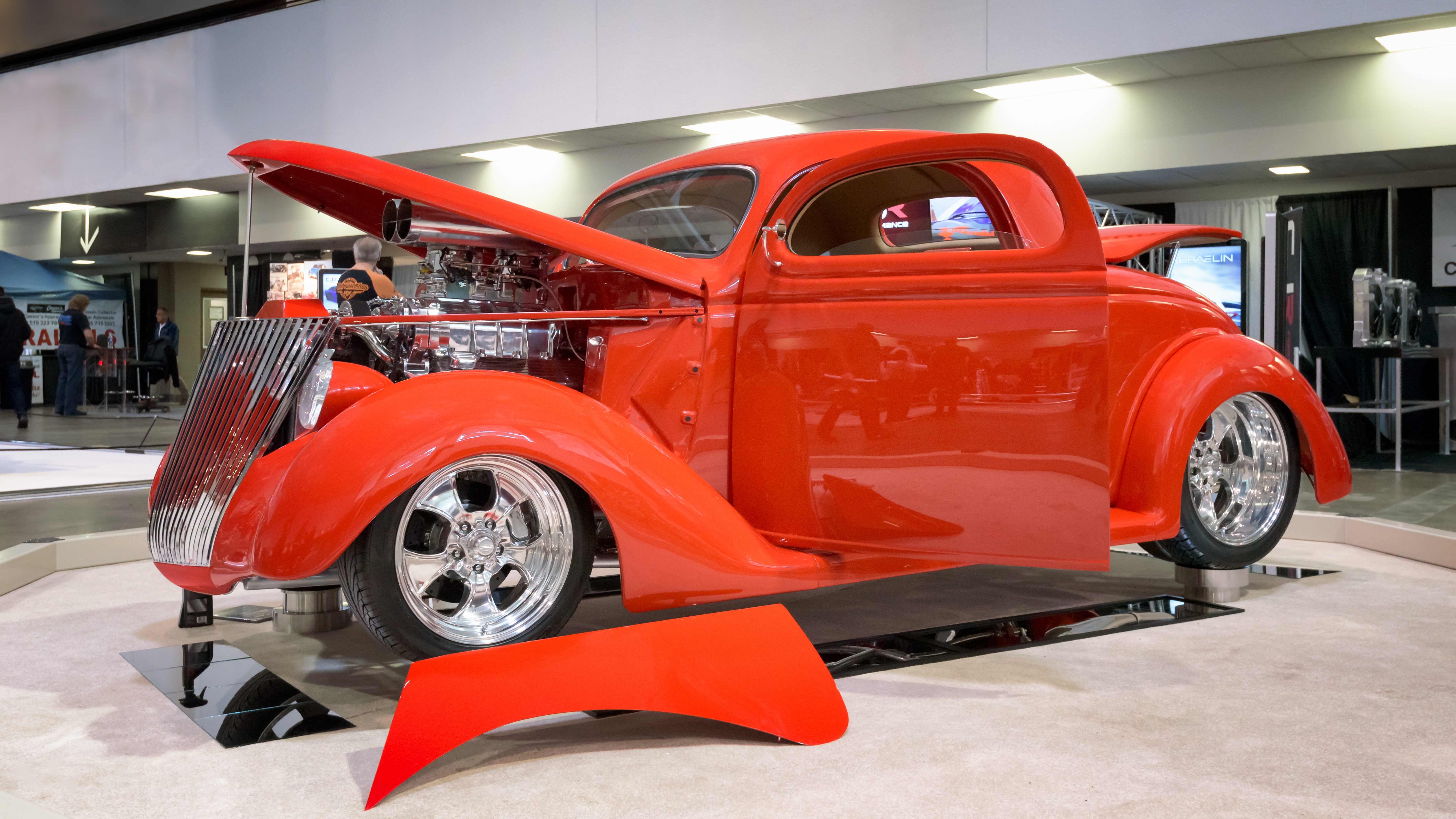 1936 ford 3 window coupe - 
