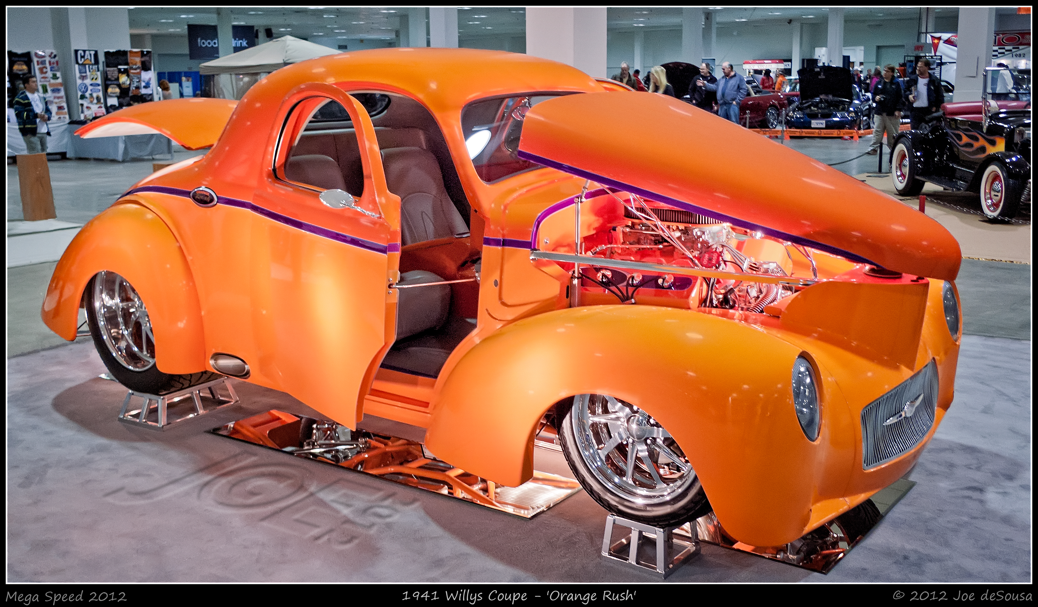 1941 Willys Coupe - 'Orange Rush', 1941, Orange, Vehicle, Topaz, HQ Photo