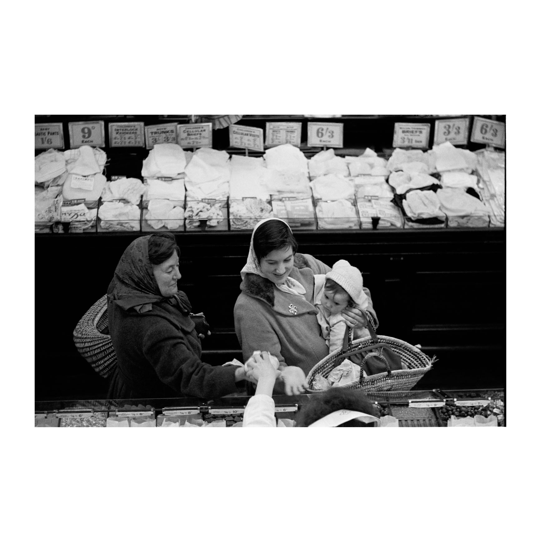 Two Ladies Shopping with Baby – Woolworths, Exmouth Market ...