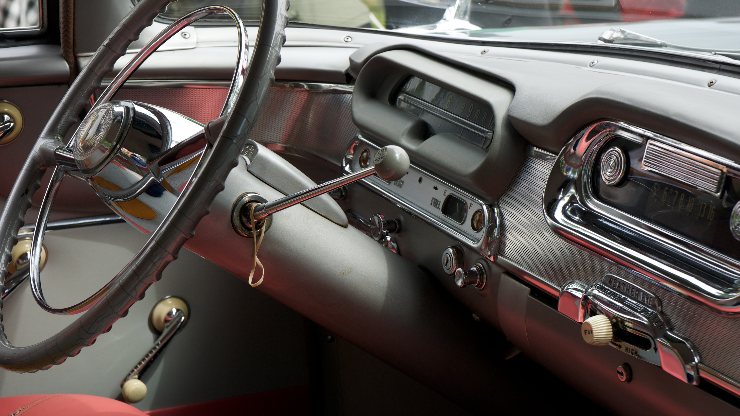 1957 Hudson Hornet, Car, Dashboard, Electronics, Indoor, HQ Photo