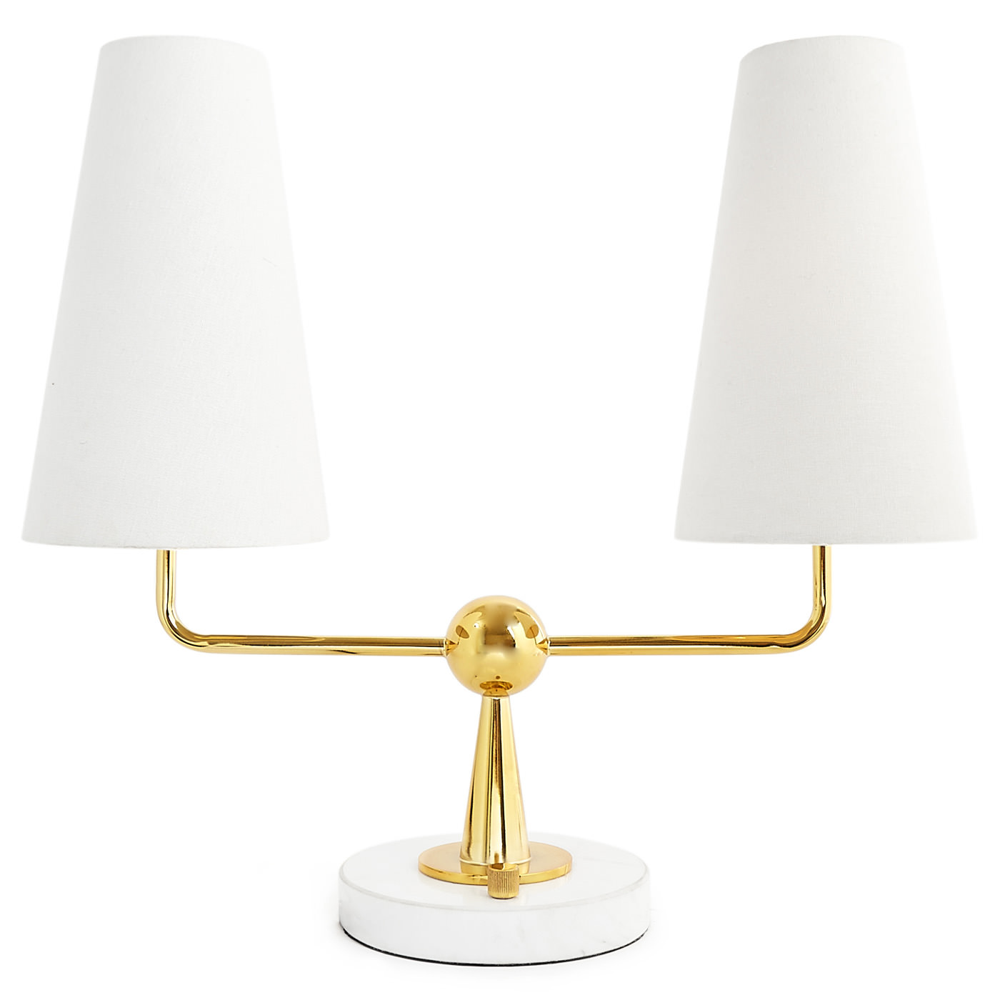 Caracas Two-Light Table Lamp | Modern Table Lamps | Jonathan Adler