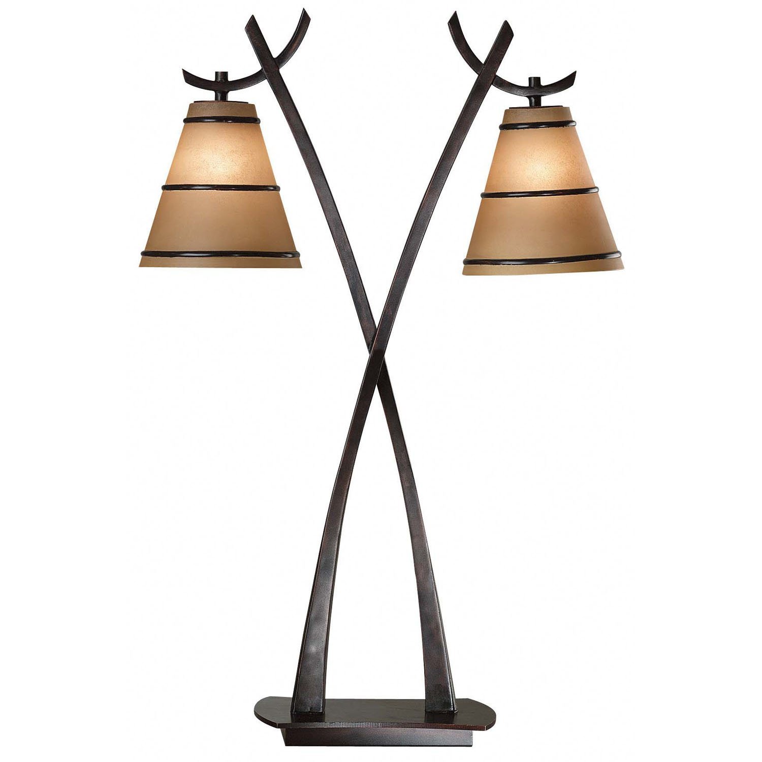 Kenroy Home Wright 2-Light Table Lamp - - Amazon.com