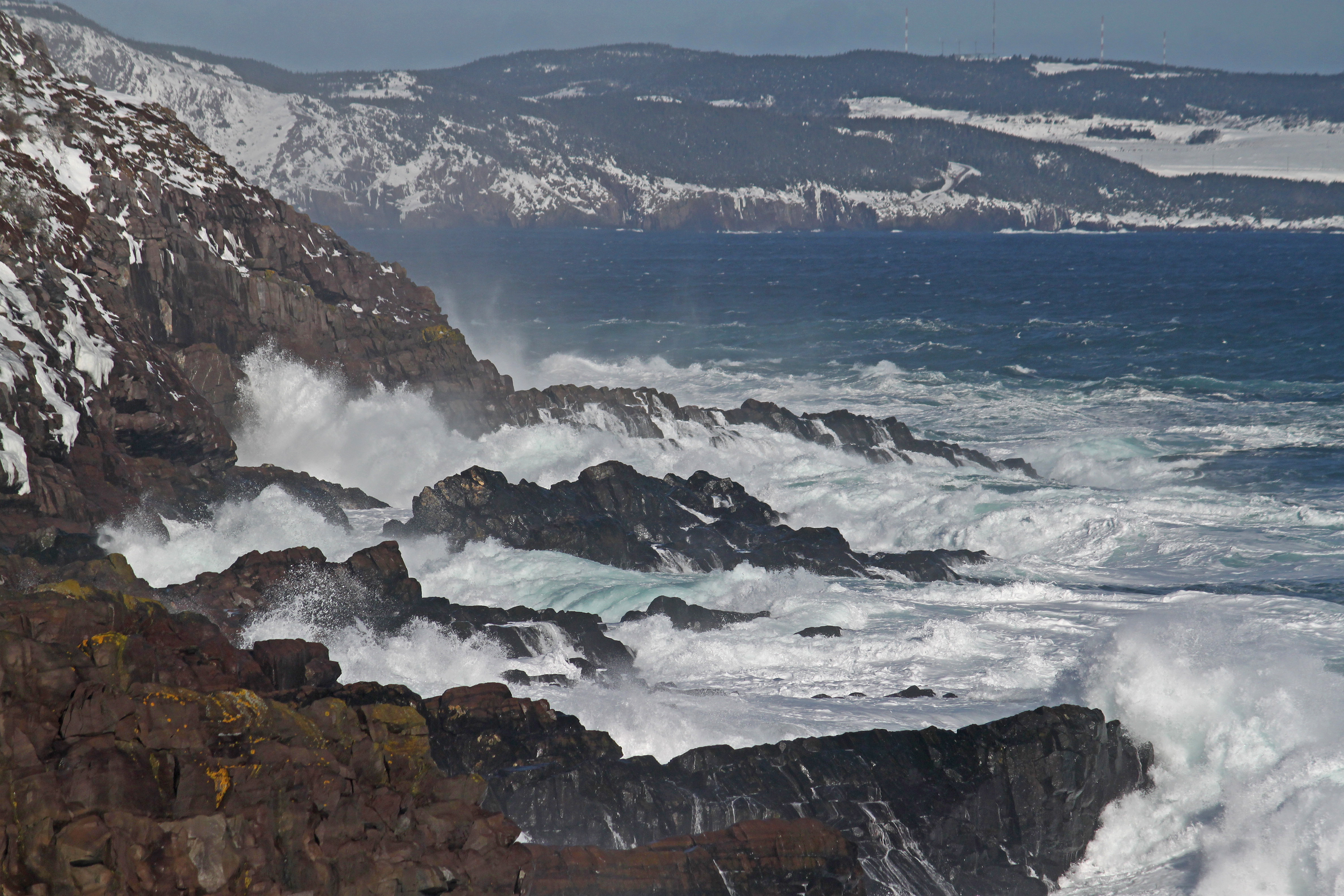 2011 - FEB 12 - 22 - NEWFOUNDLAND -059 Cape Spear after the storm (23c), Landscape, Mountain, Ocean, Outdoor, HQ Photo