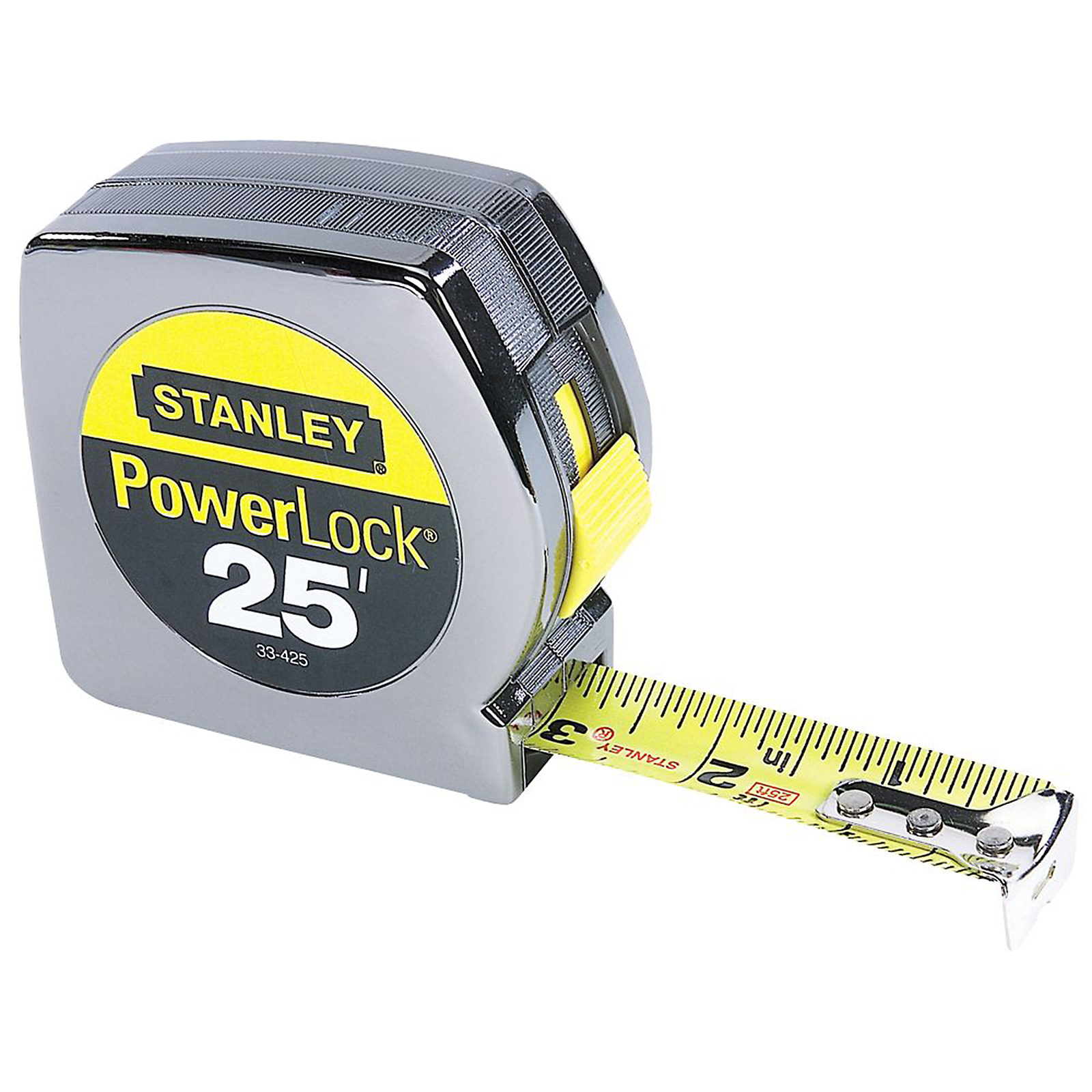 Stanley 1 in. x 25 ft. Steel Tape Measure, PowerLock®