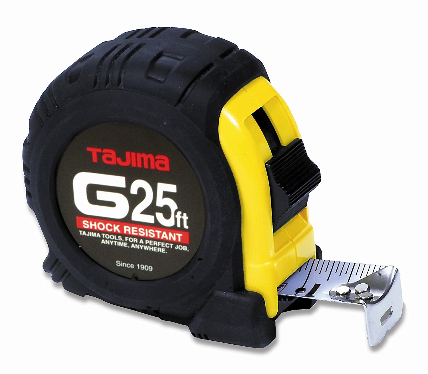 Tajima G-25BW 25-Feet Easy-to-Read Standard Scale Tape Measure ...
