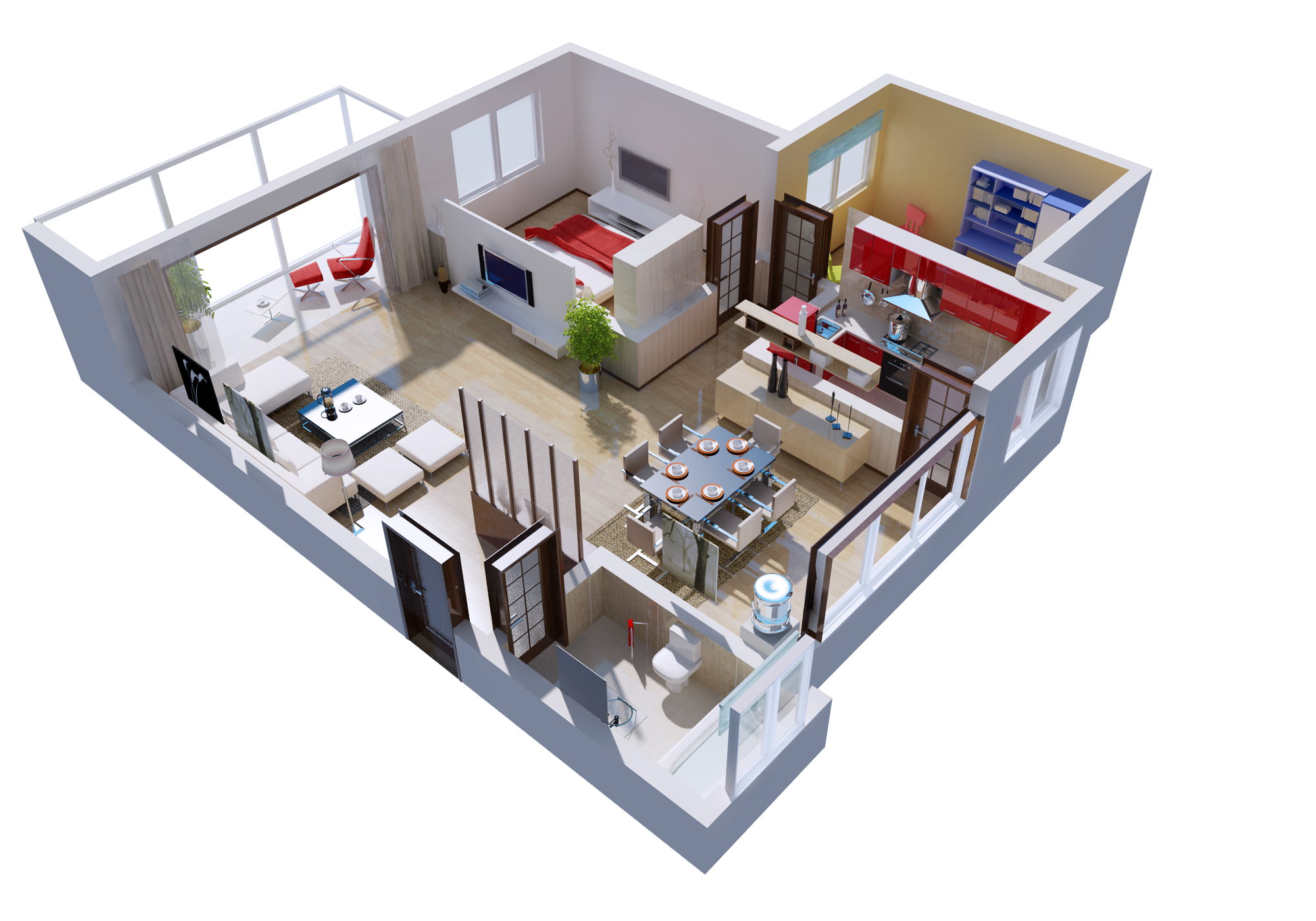 3d моделирование дизайна квартиры
