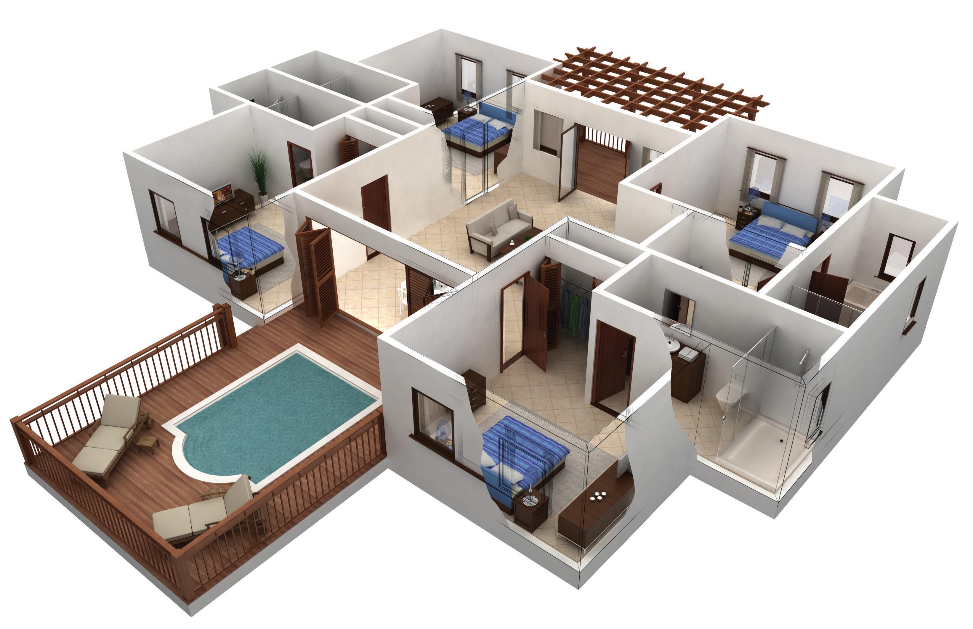 3d house layout