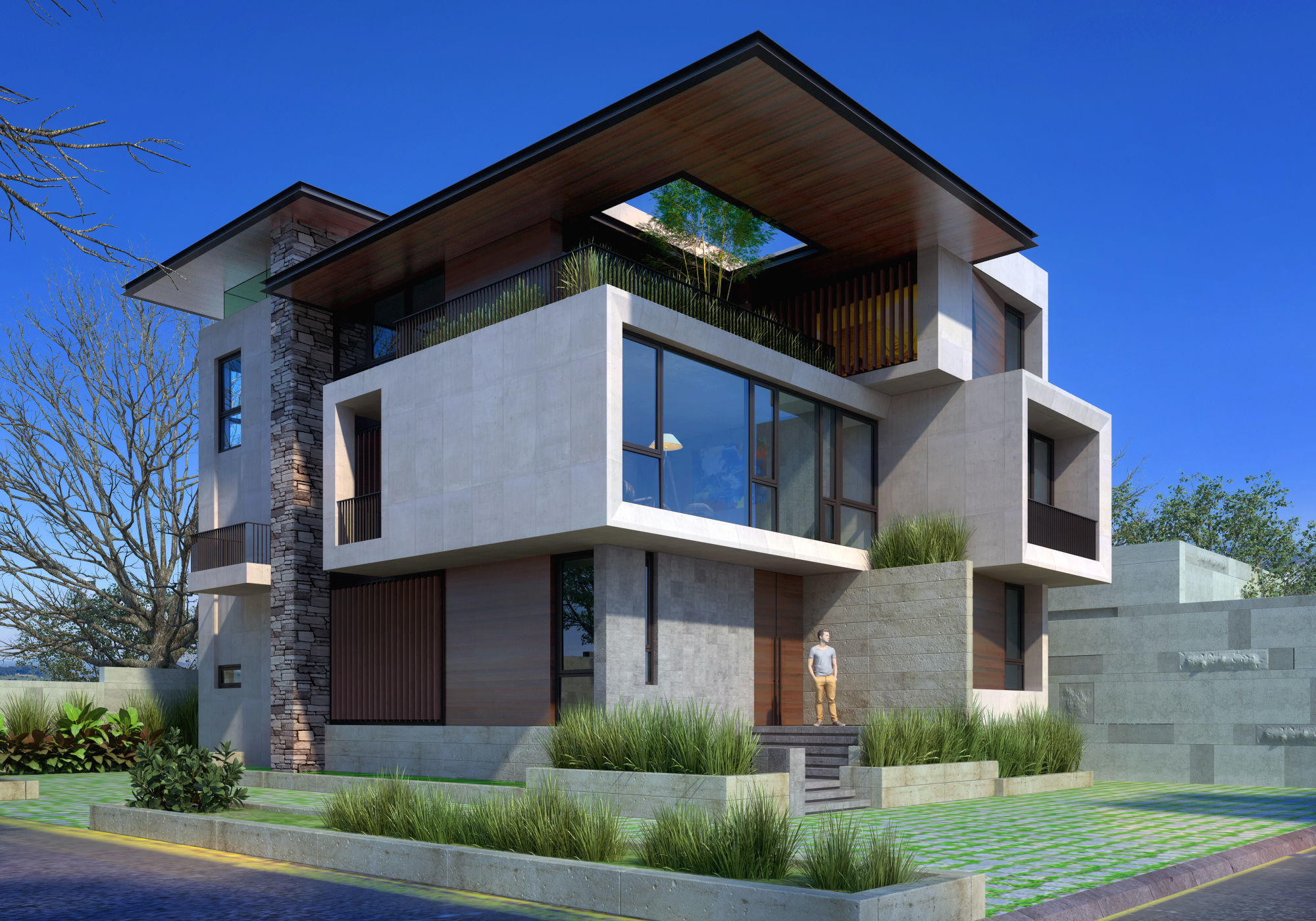 Free photo: 3d Home Model - 3d, Exterior, Home - Free Download - Jooinn