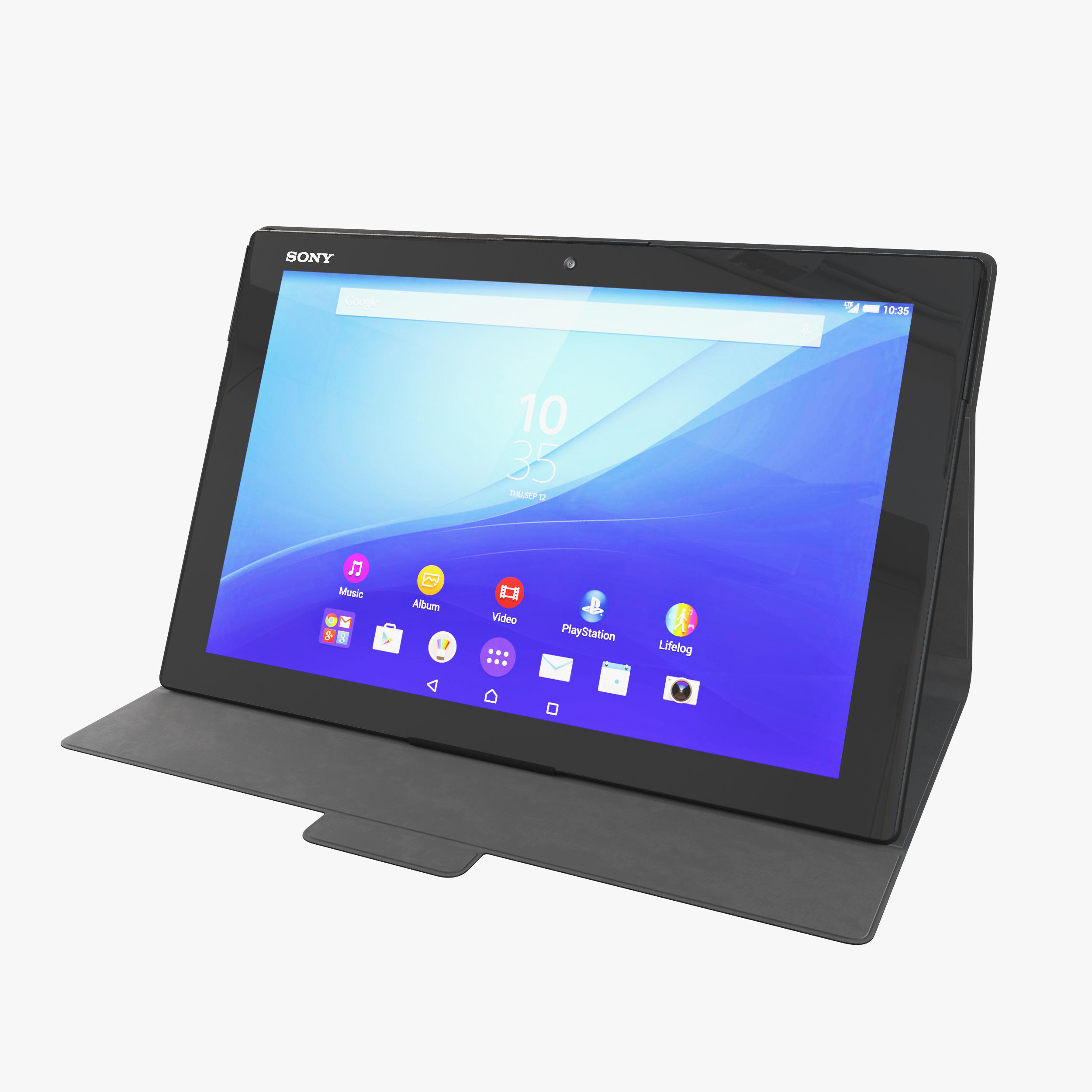 3D model Xperia Z4 Tablet Android tablet Sony Mobile