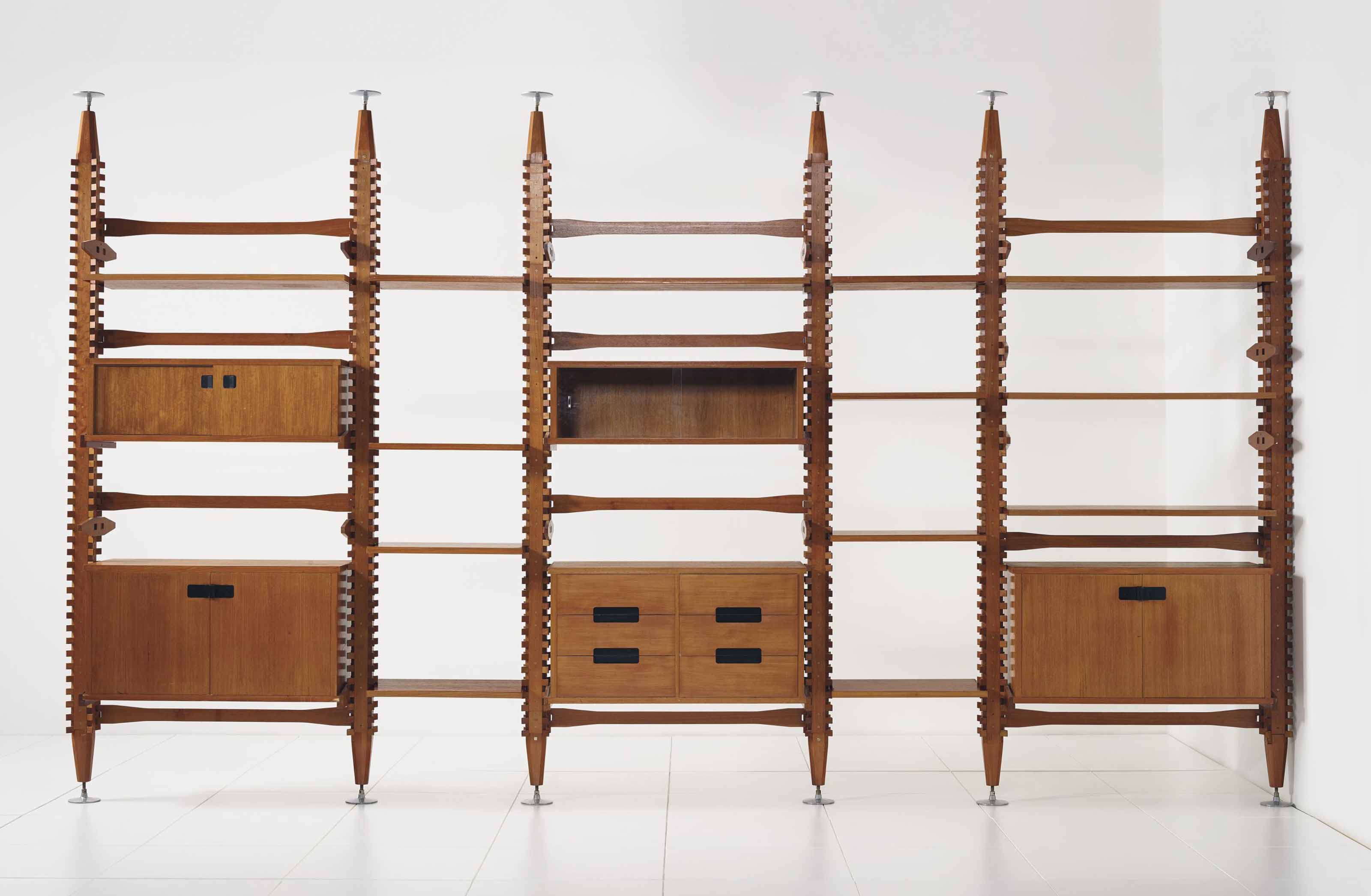 ICO PARISI (1916-1996) | A SECTIONAL STORAGE SYSTEM, DESIGNED 1956 ...