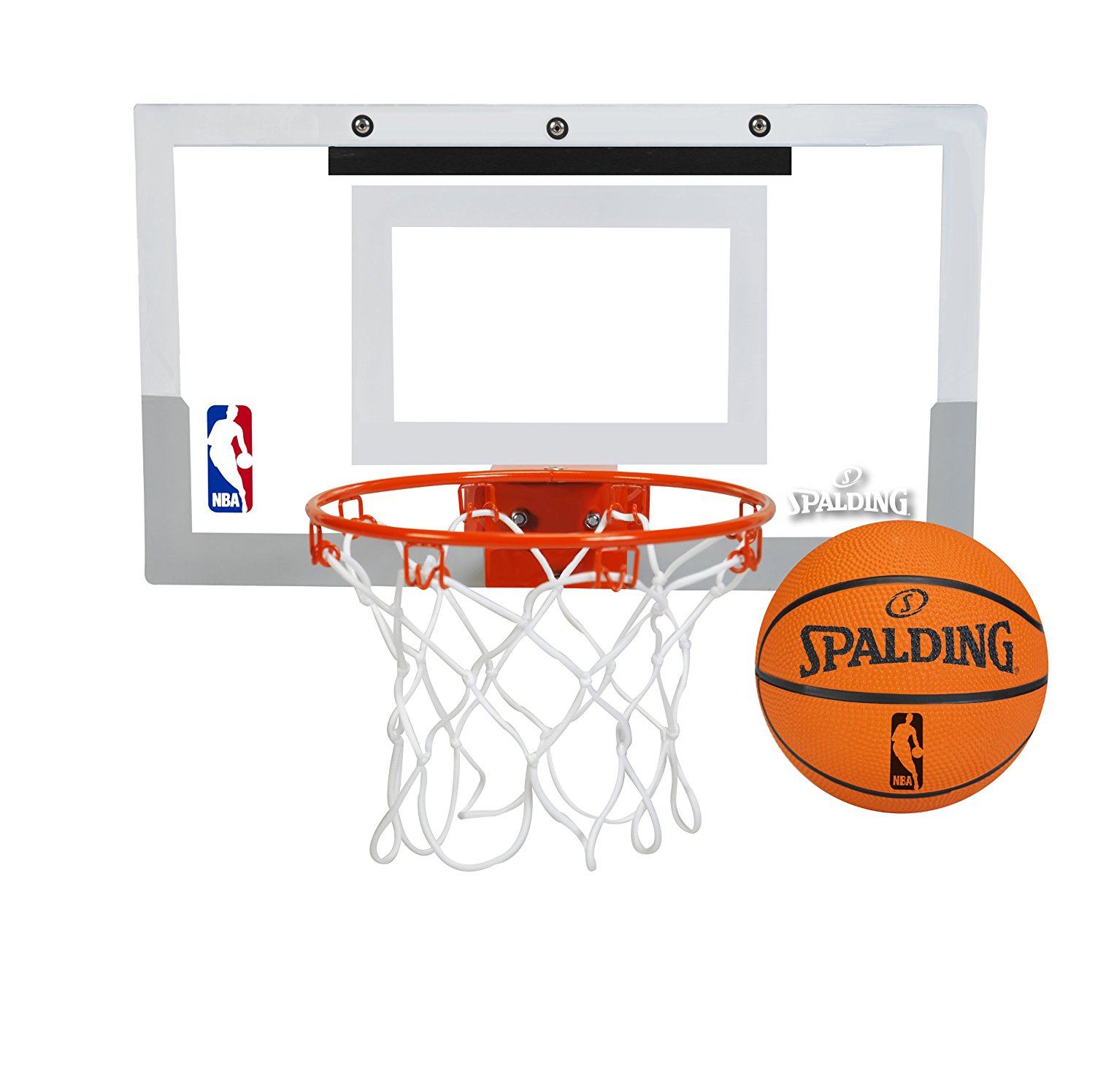 Amazon.com : Spalding NBA Slam Jam Over-The-Door Mini Basketball ...