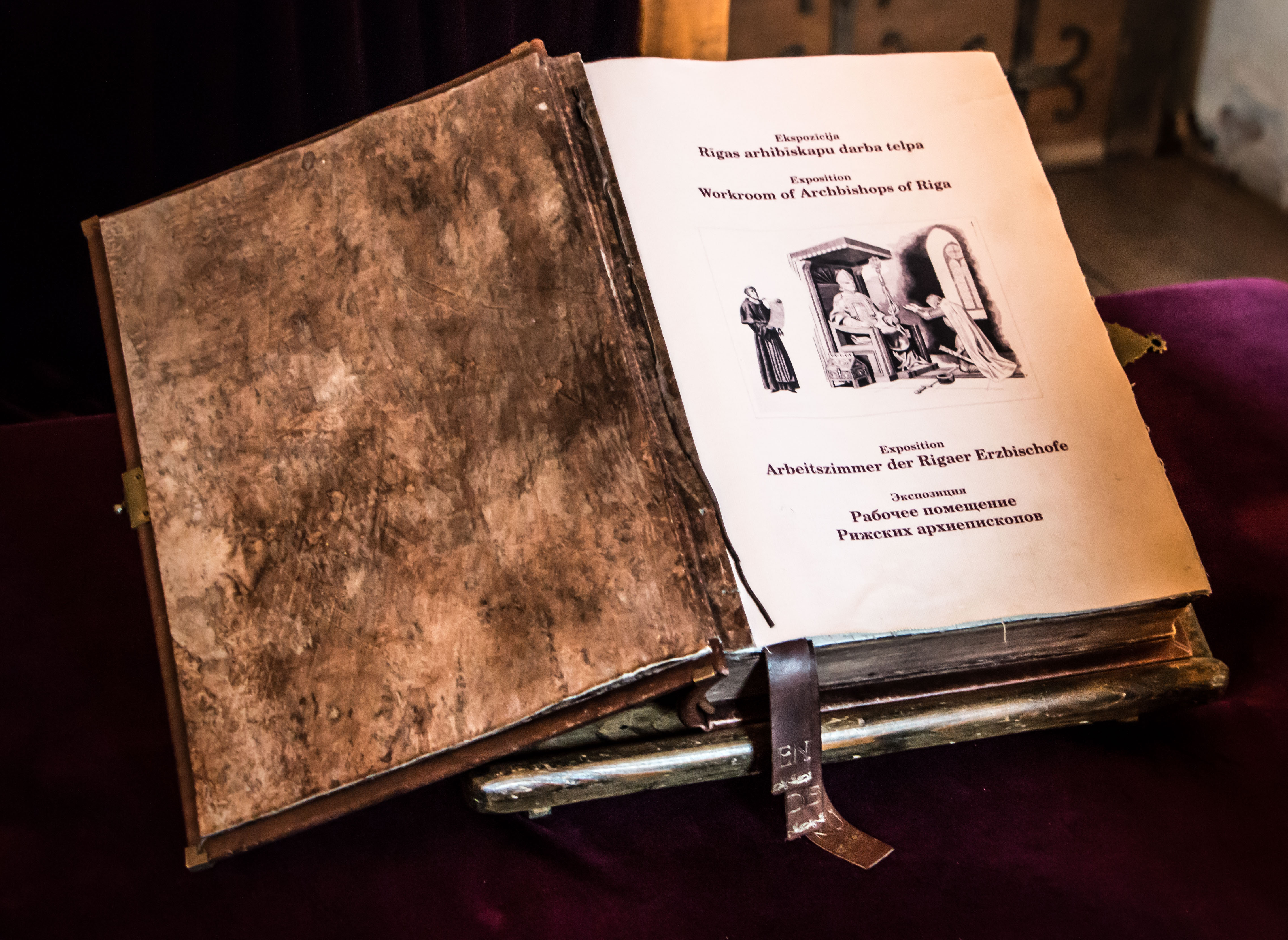 A book from the workroom of archbishop of riga photo