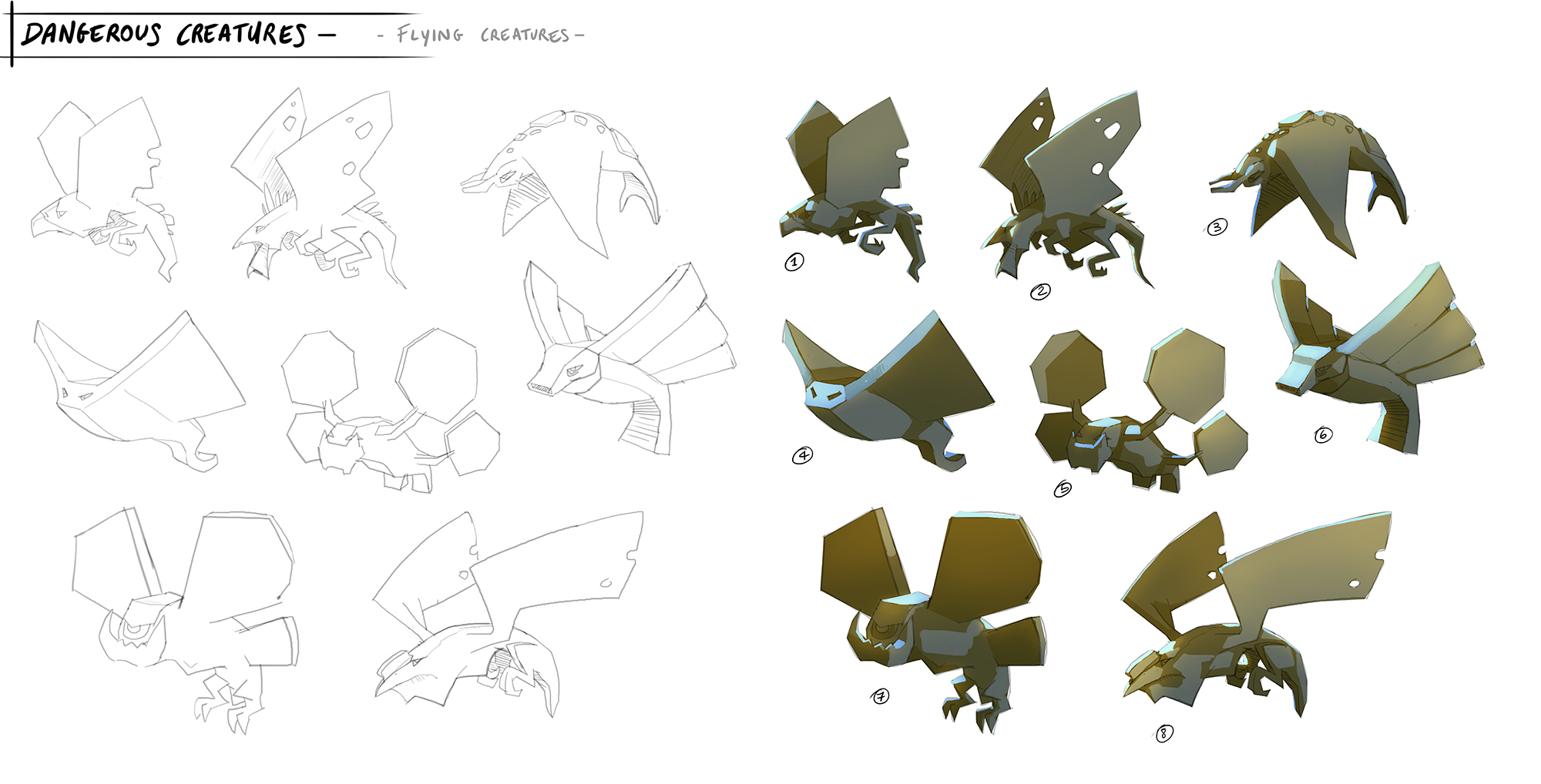 Art: Dangerous Creatures - (flying creature) - Dev Art - Boundless ...