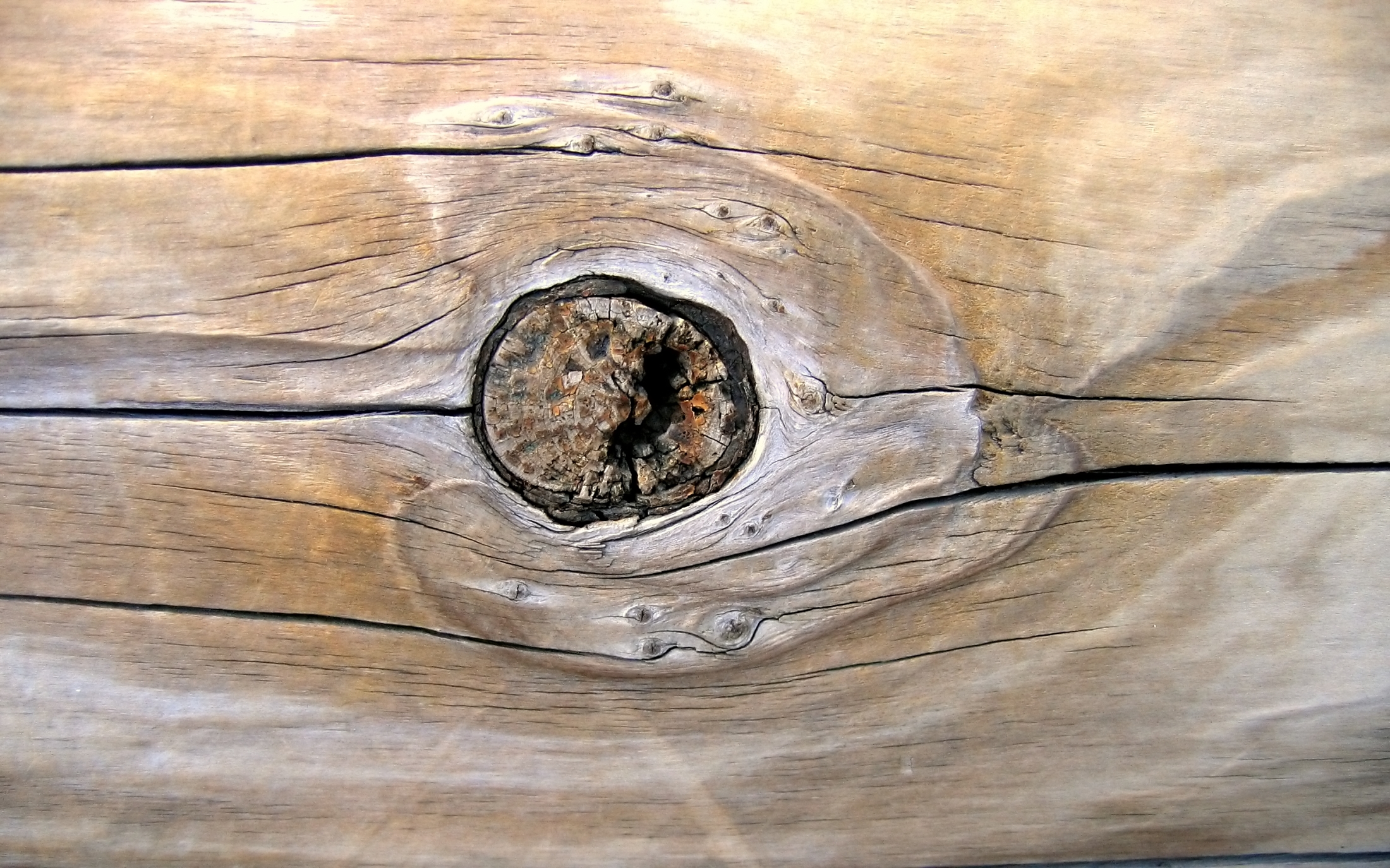 A Knothole, Age, Log, Wood, Used, HQ Photo