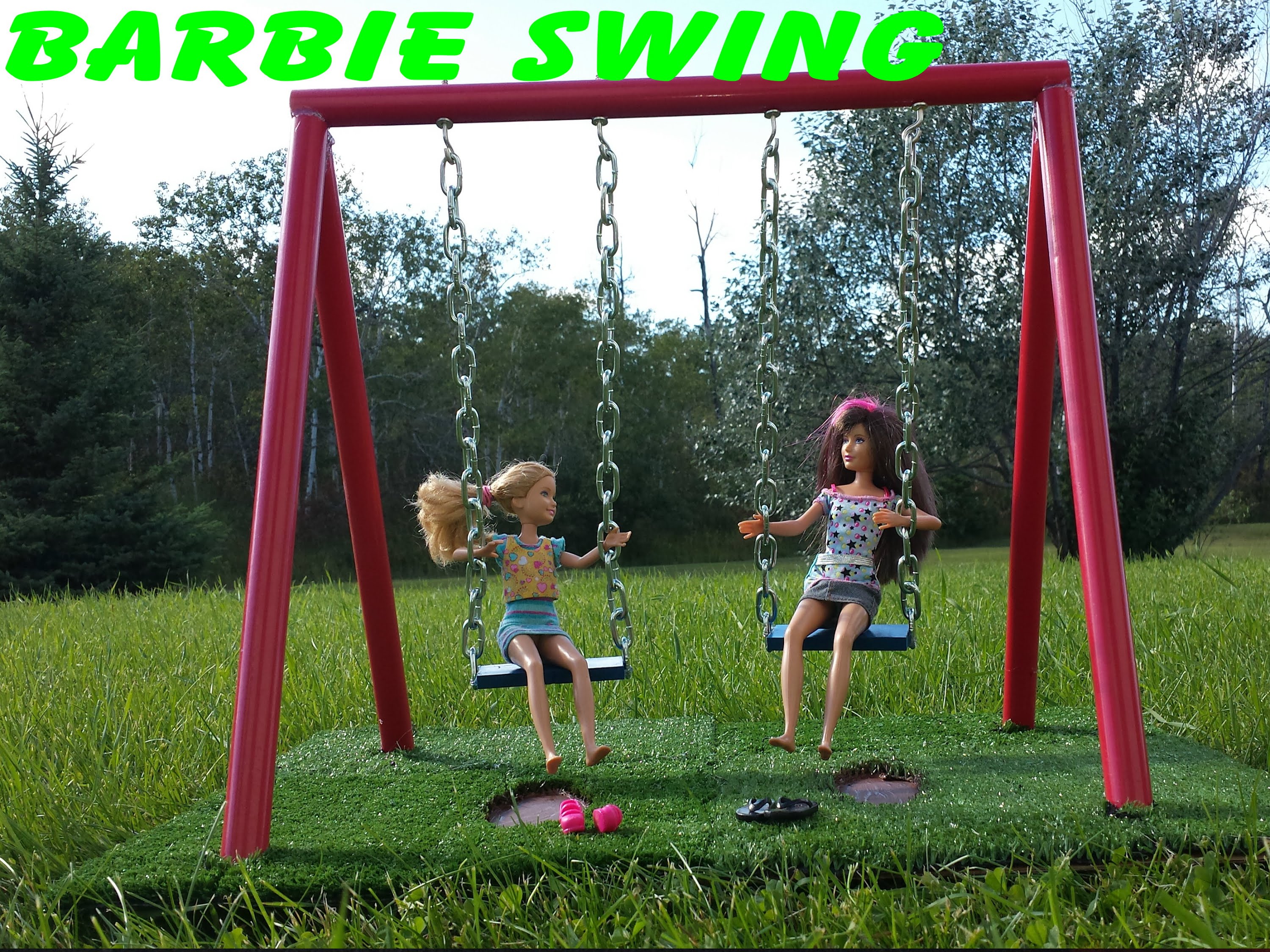 Barbie - How to make a Swing - YouTube