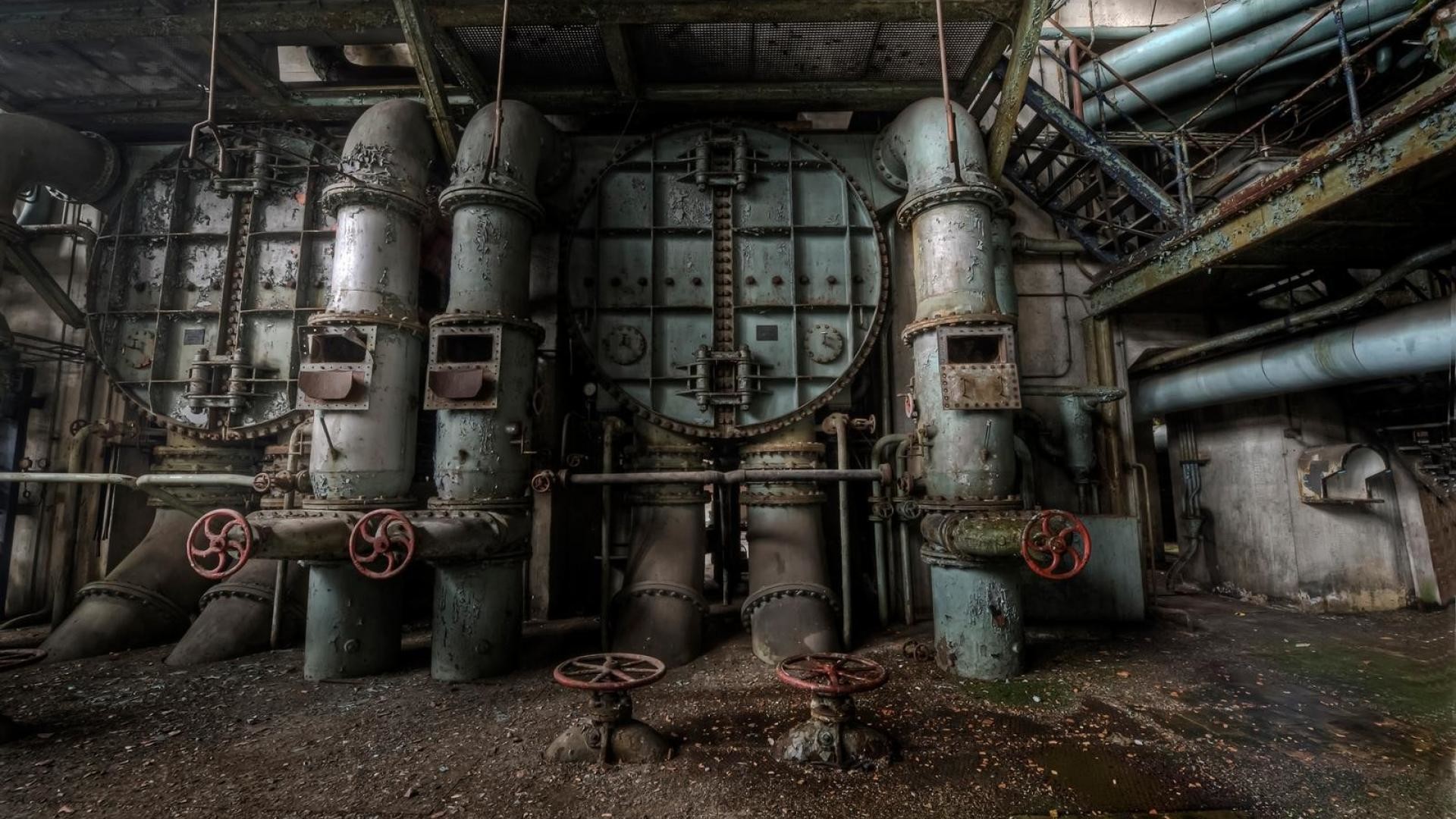 ArtStation - Abandoned factory , Adrien Thomas