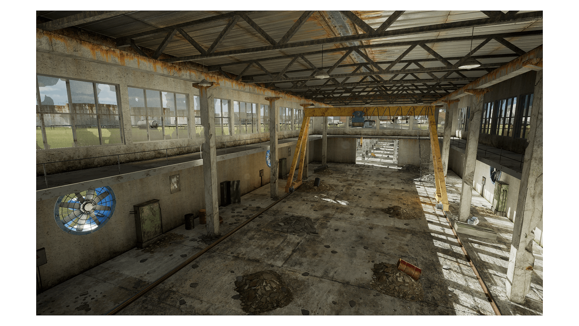 Abandoned Factory by Tirgames Assets in Environments - UE4 Marketplace