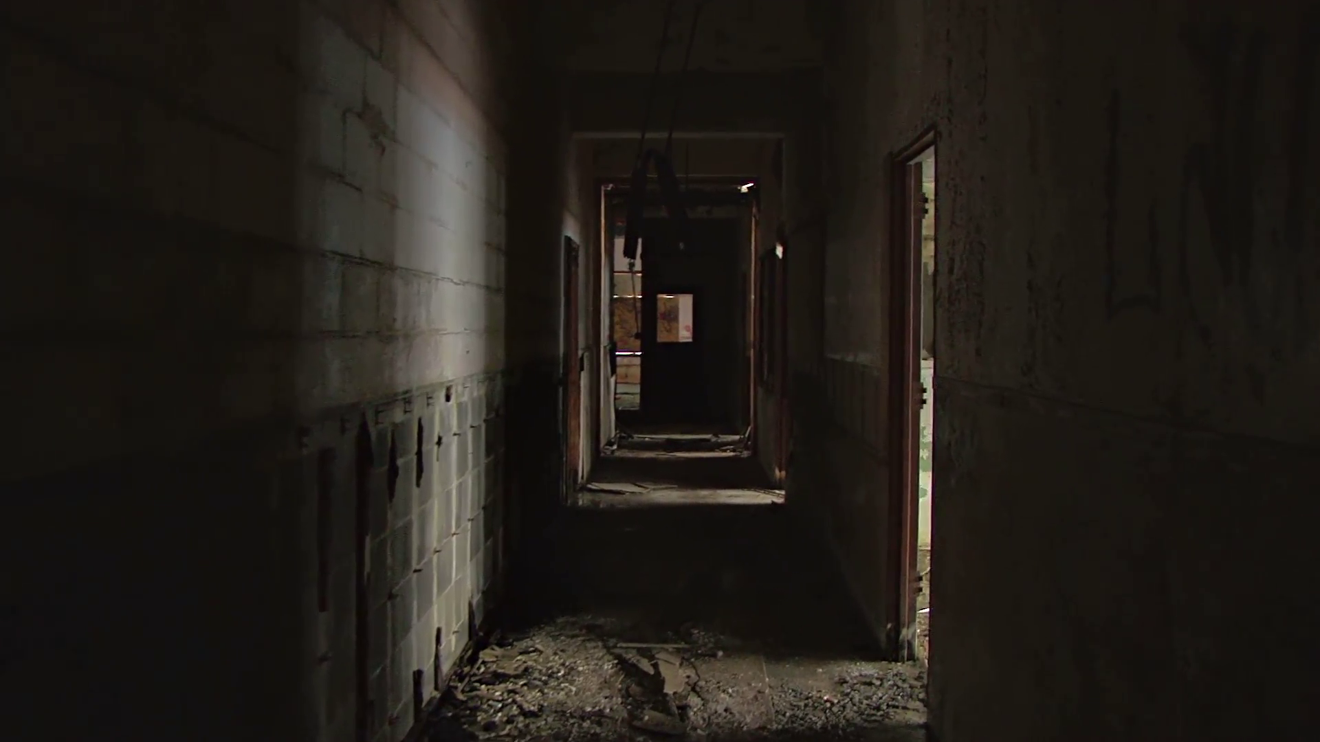 Apocalyptic Hallway of Wretched Dread Stock Video Footage - VideoBlocks