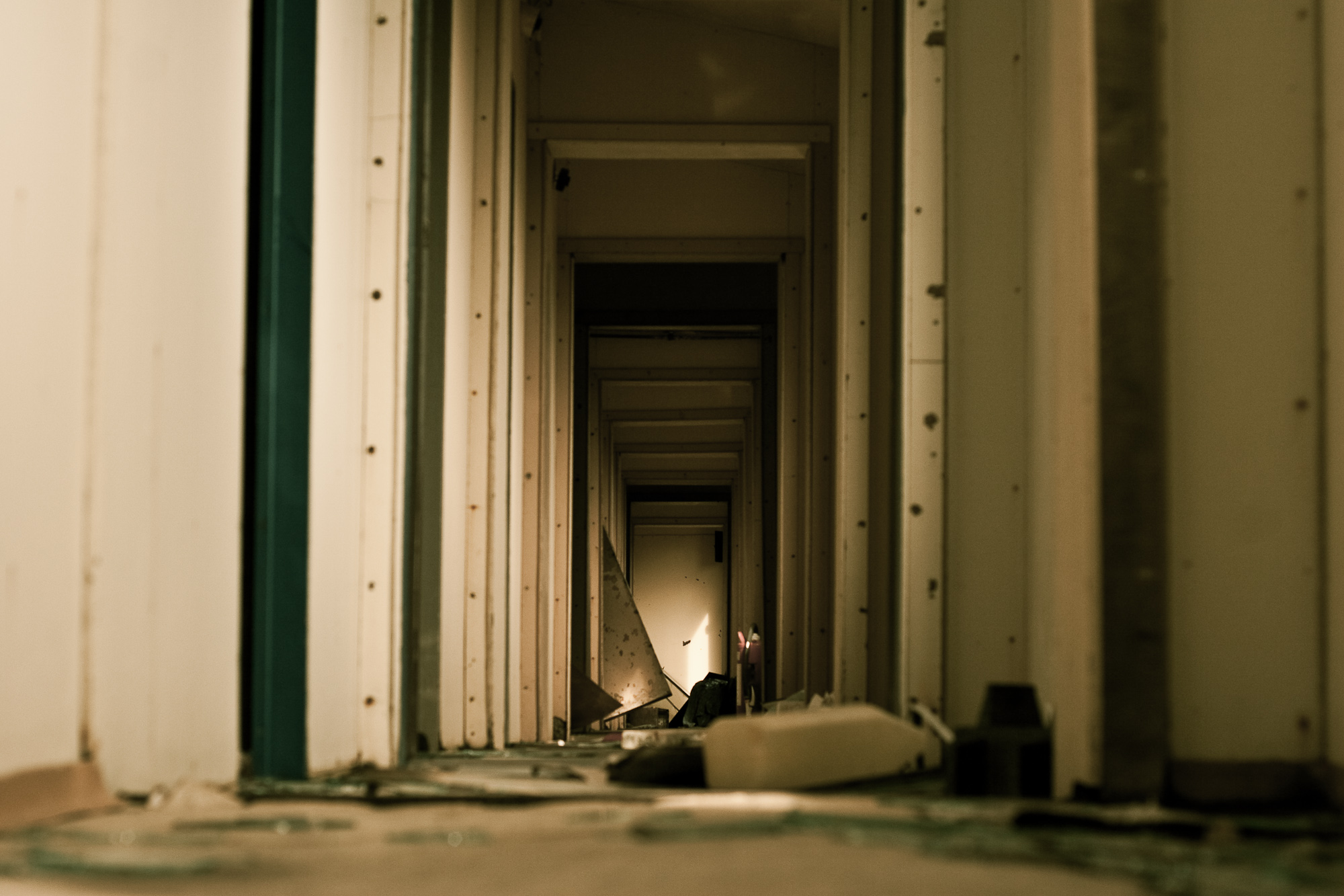 Abandoned hallway photo