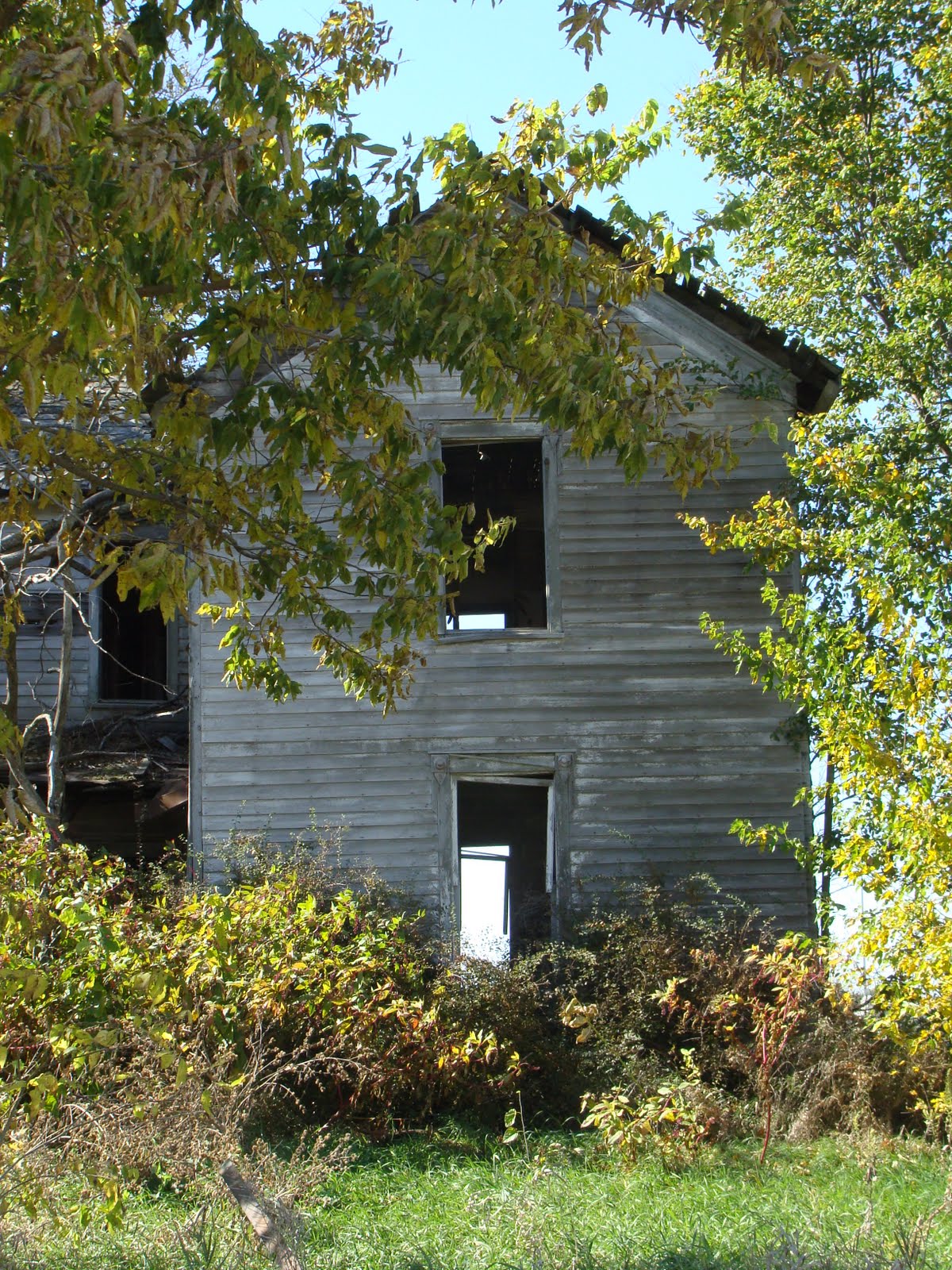 Abandoned House, Pleasantview Road, Washington Township, Illinois ...