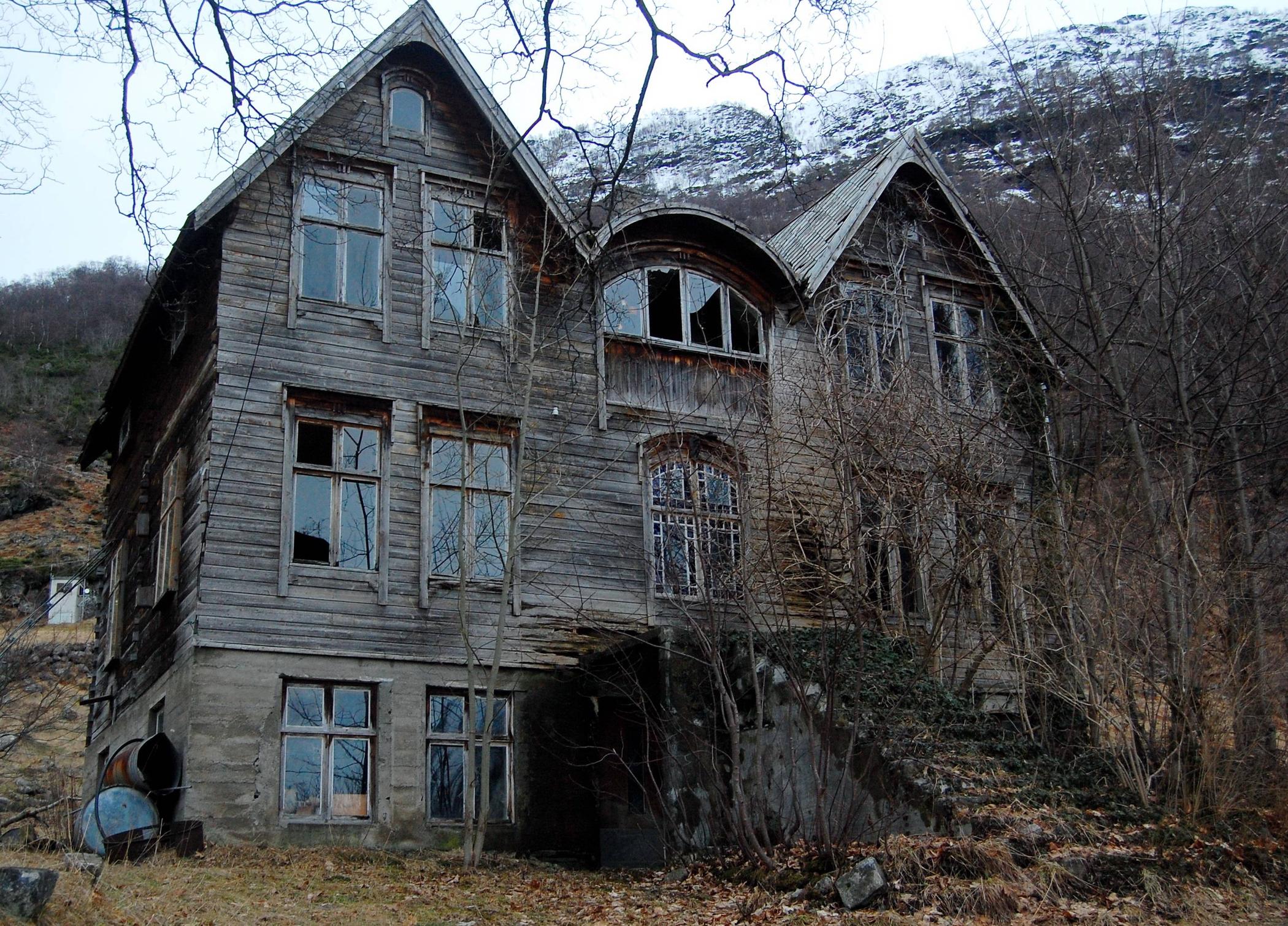 Abandoned house in the mountains.