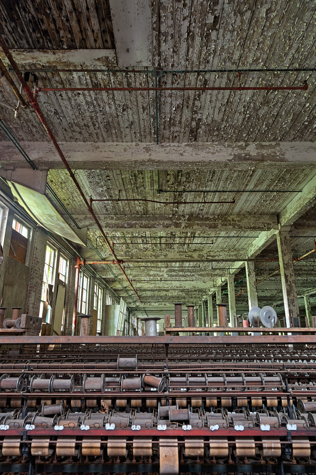 Abandoned lonaconing silk mill - hdr photo