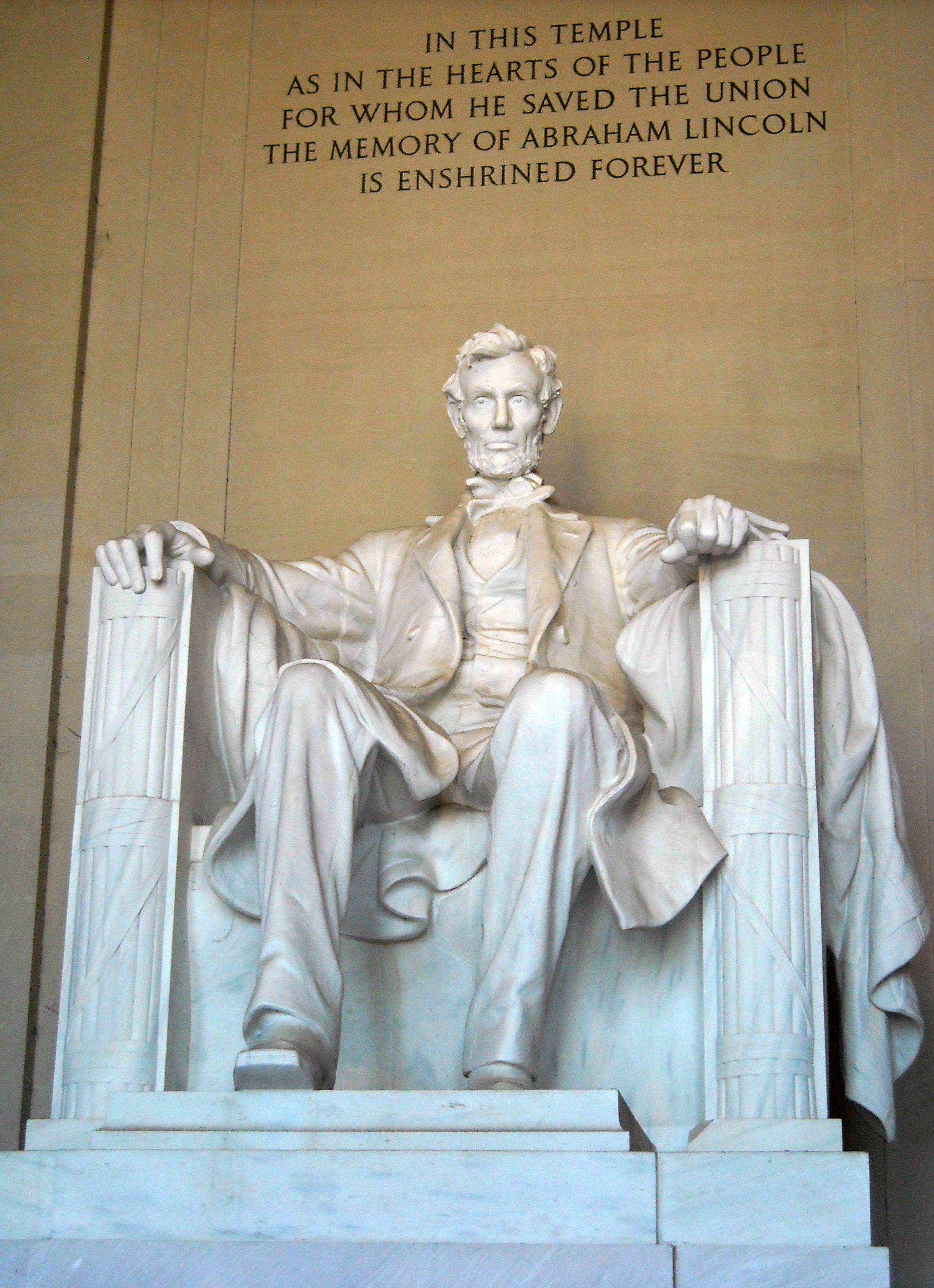 File:Lincoln Memorial Lincoln statue.JPG - Wikimedia Commons