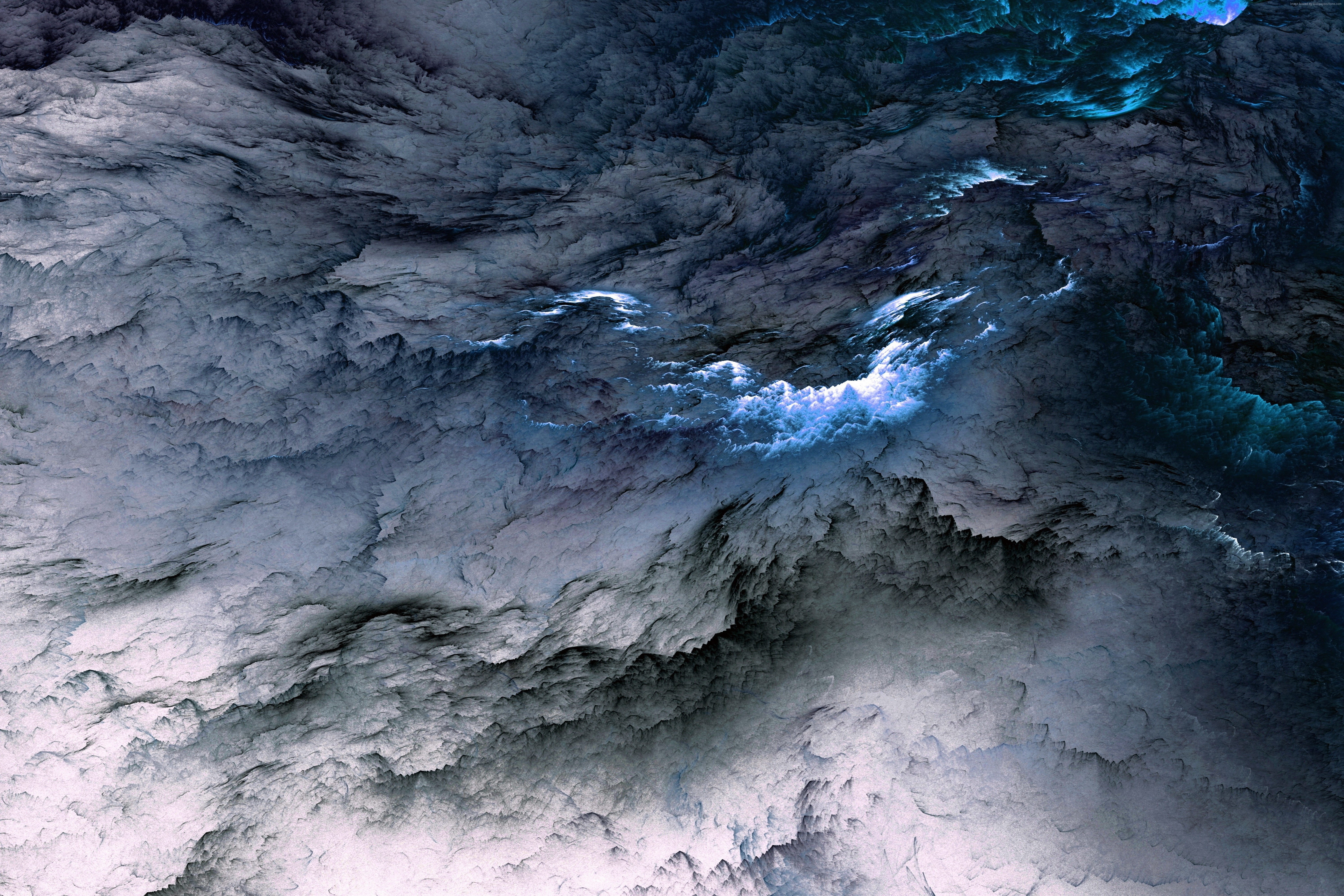 Wallpaper Clouds, 5k, 4k wallpaper, 8k, abstract, blue, live ...