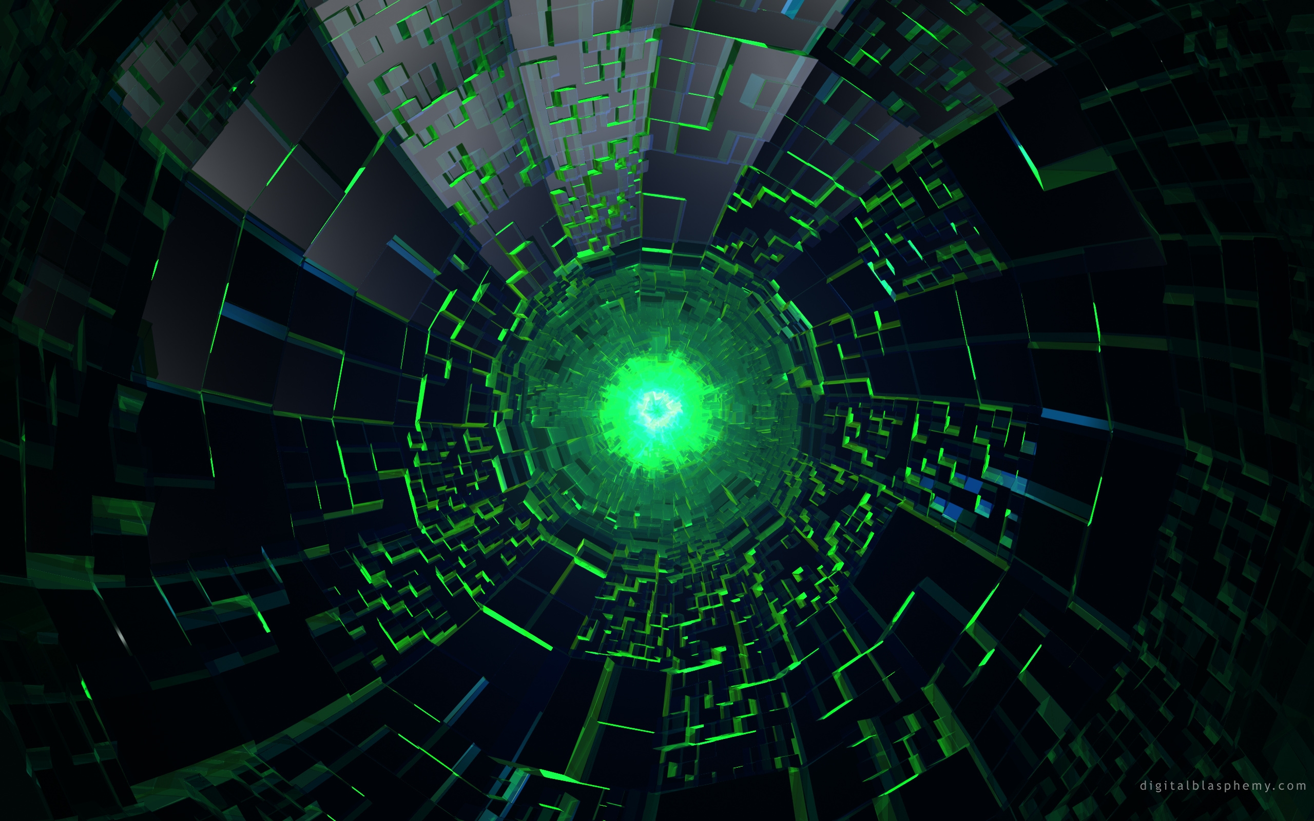 abstract 3d render lime green mint color 2560x1600 wallpaper High ...