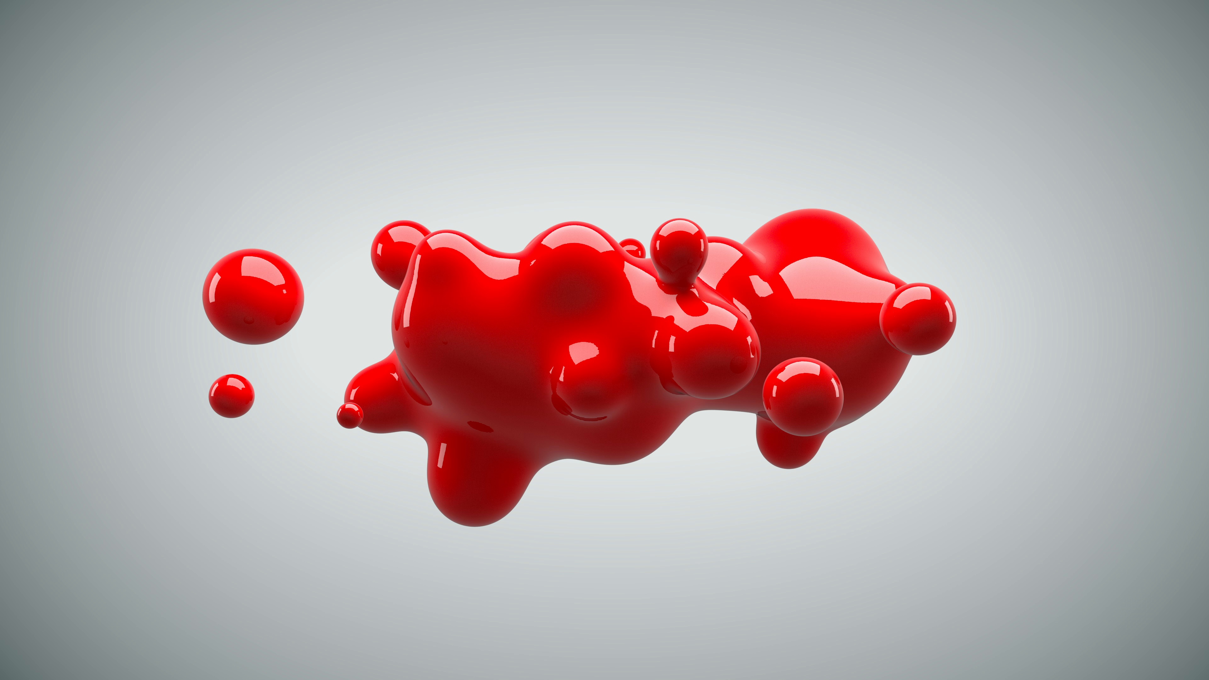 Video: Abstract 3D render illustration - deformed figure. metaball ...