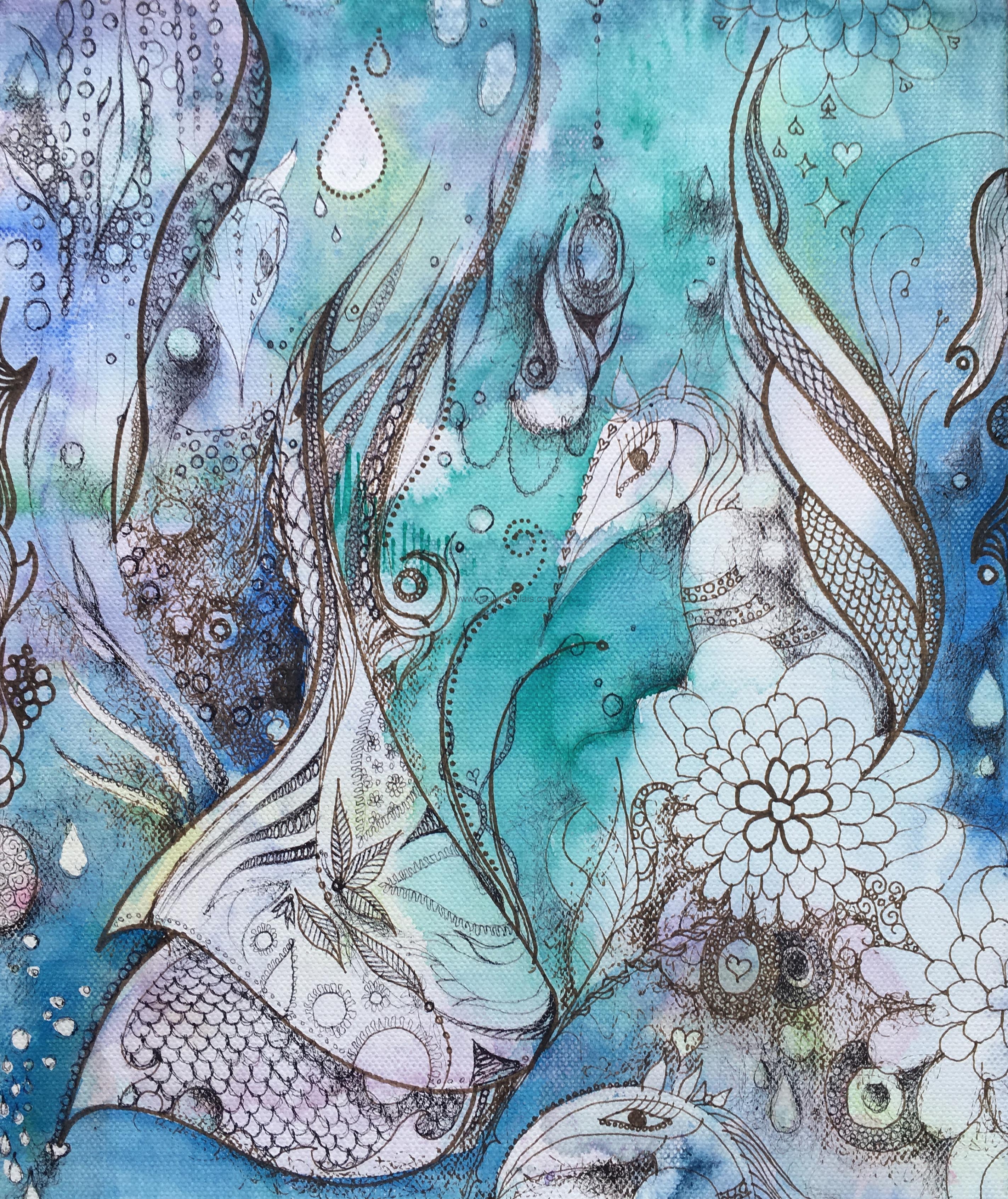 Abstract Art – Ocean Creatures
