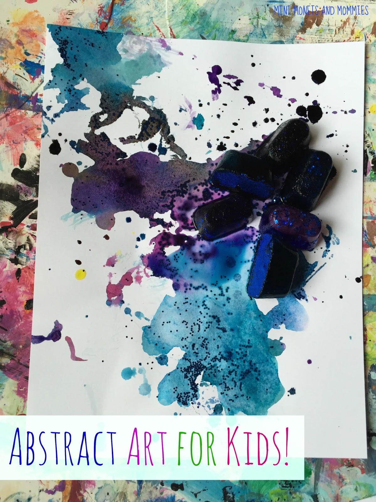 Mini Monets and Mommies: Create Abstract Art with Frozen Paints