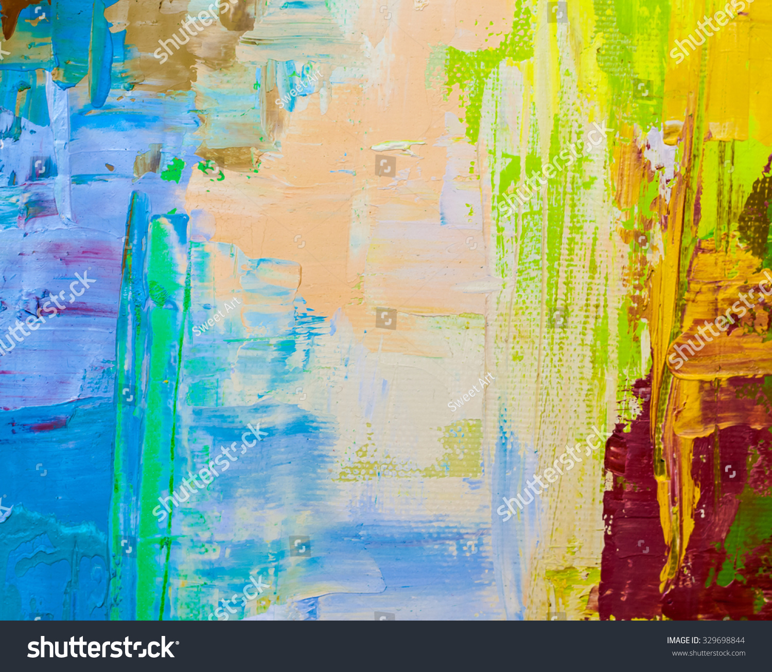 Abstract Art Background Oil Painting On Stock Illustration 329698844 ...