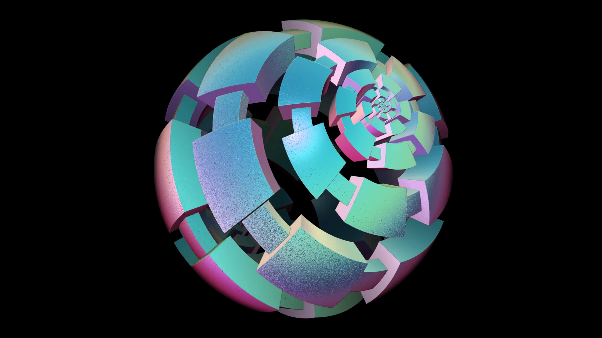 Rotating 3D Ball - Abstract Loop Video Footage with Alpha Channel ...