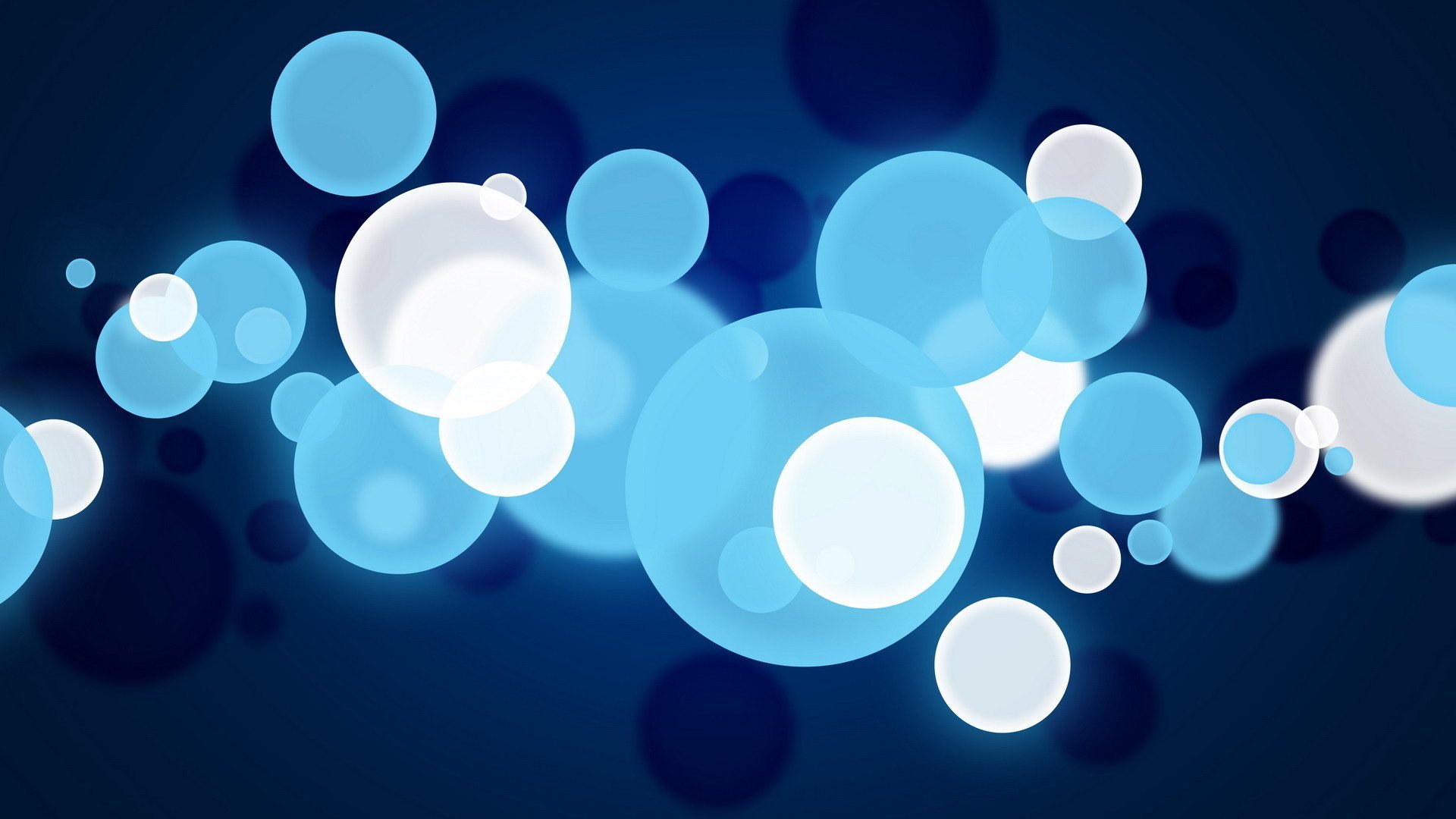 dark blue abstract balls following HD wallpaper