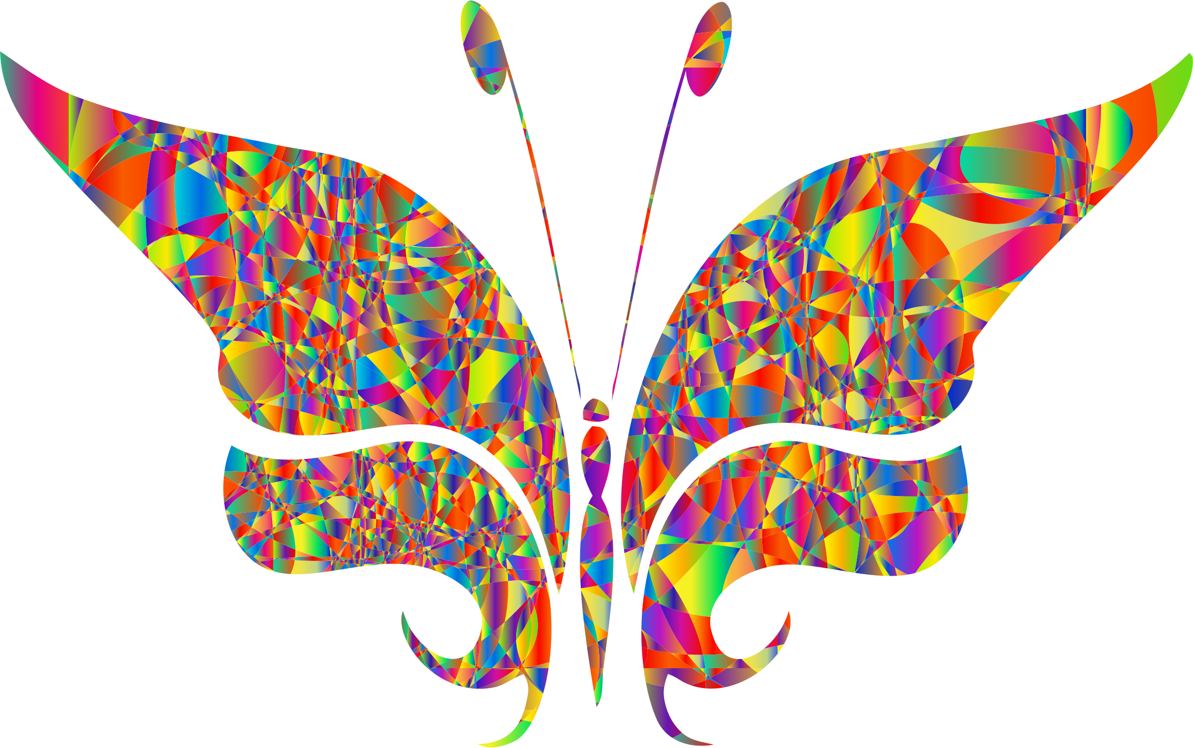Polyprismatic Abstract Butterfly 2 Icons PNG - Free PNG and Icons ...