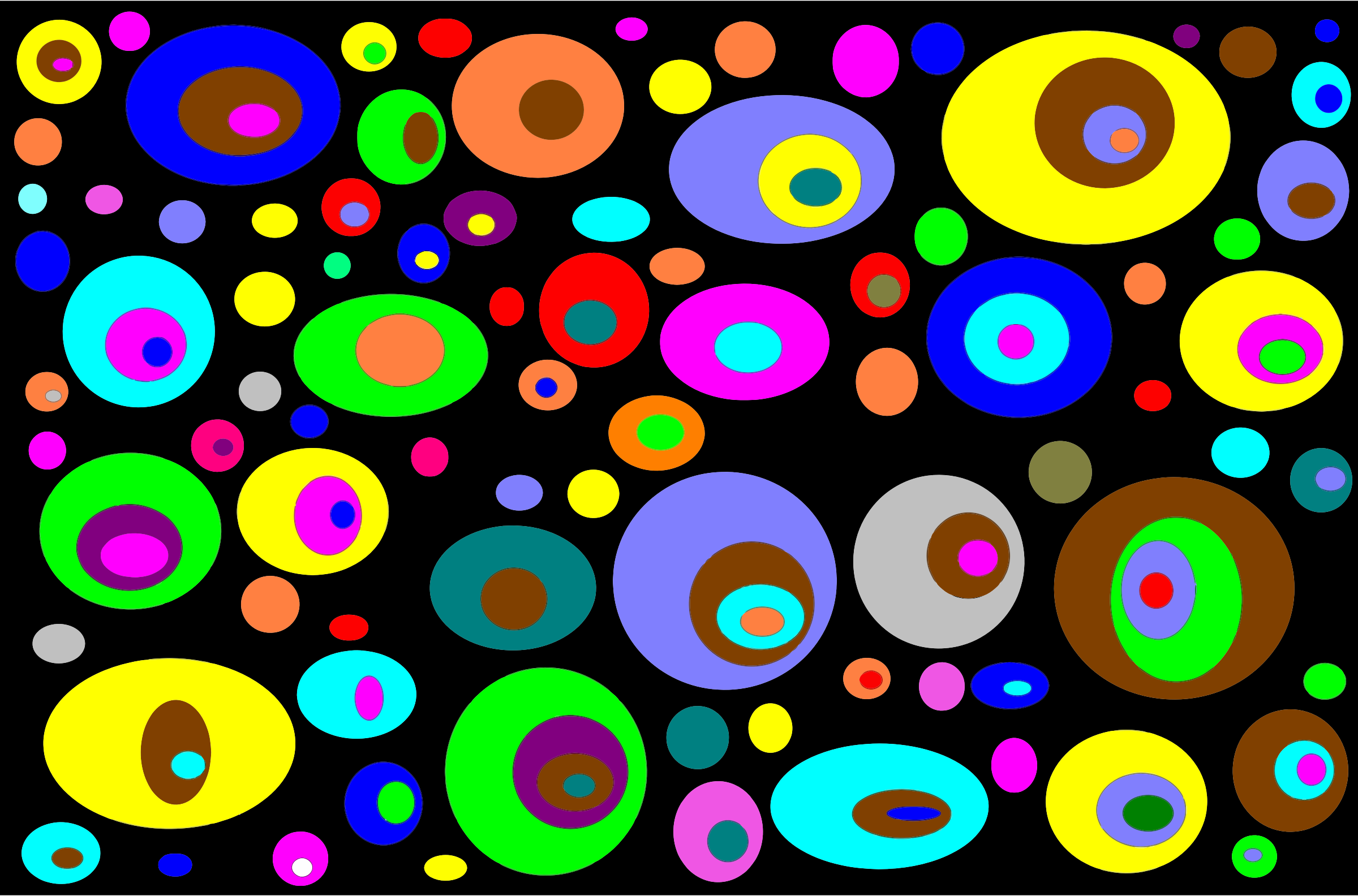 Abstract colorful circles photo