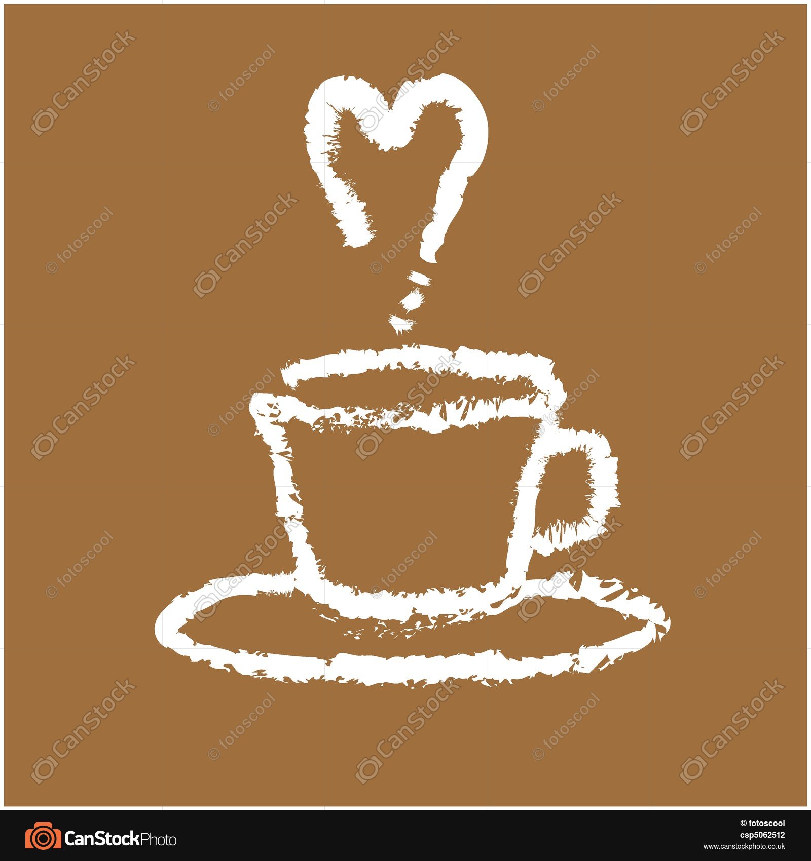 Abstract cup of coffee vector illustration - Search Clipart ...