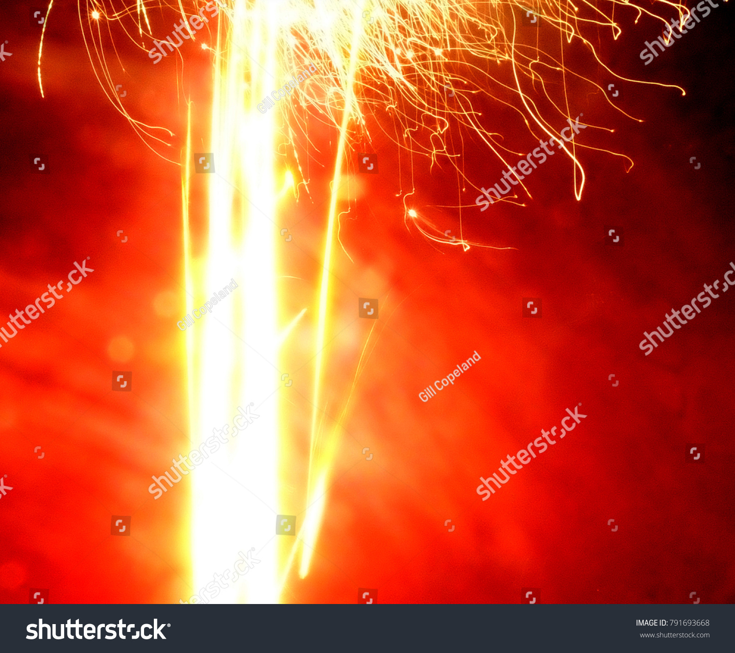 Abstract Yellow Red Light Trails Fire Stock Photo (Royalty Free ...