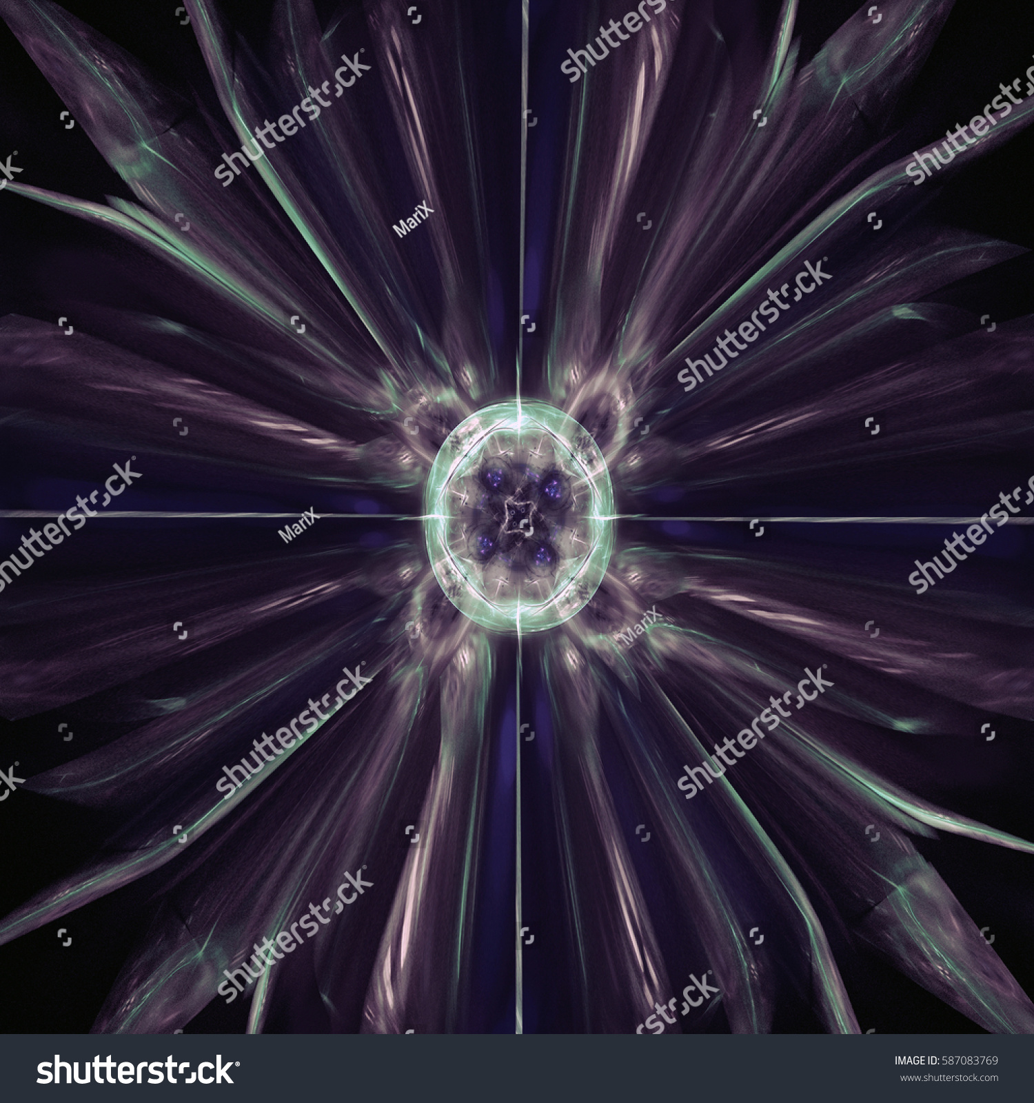 Abstract Fractal Background Illustrations Fantasy Textured Stock ...