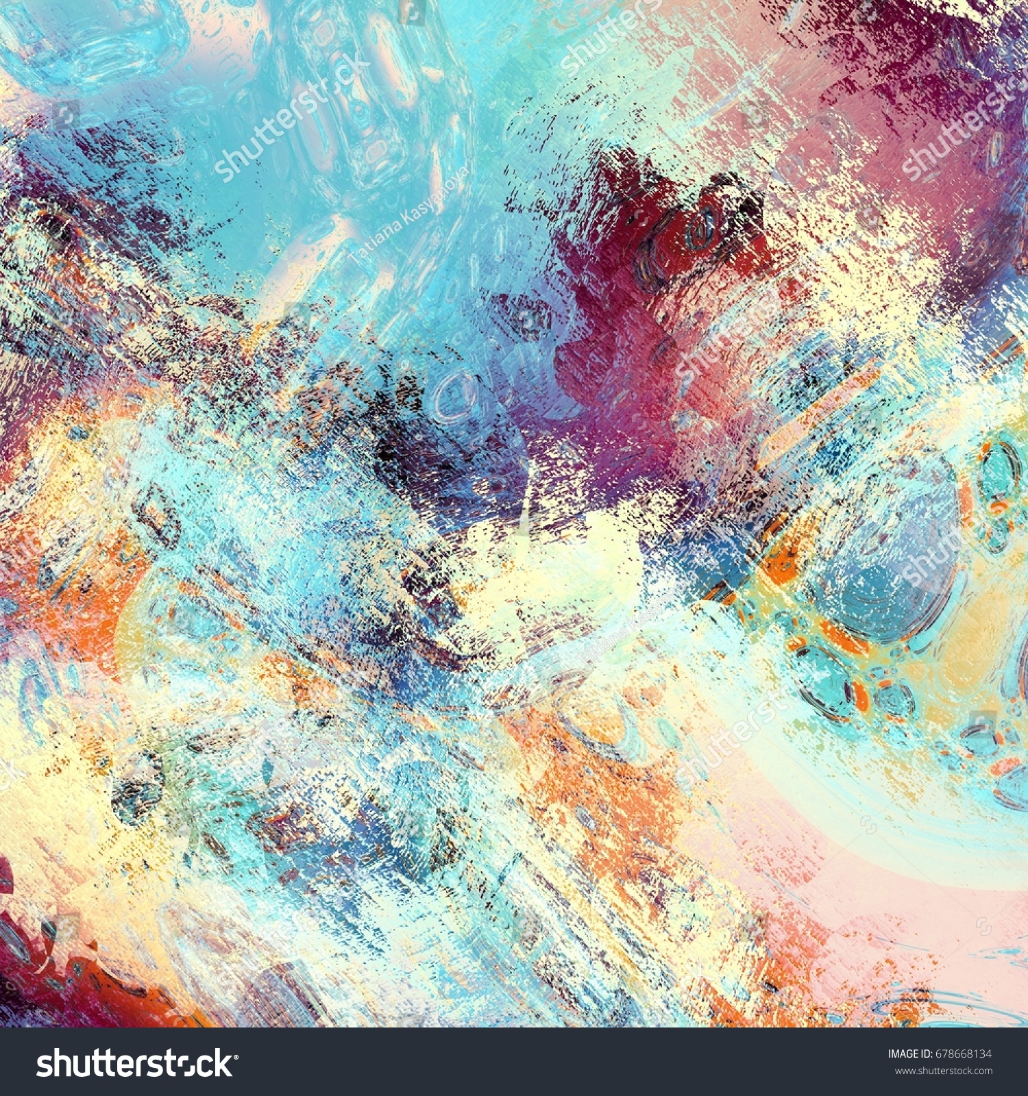 Abstract Grunge Texture Imitation Painting Abstract Stock ...