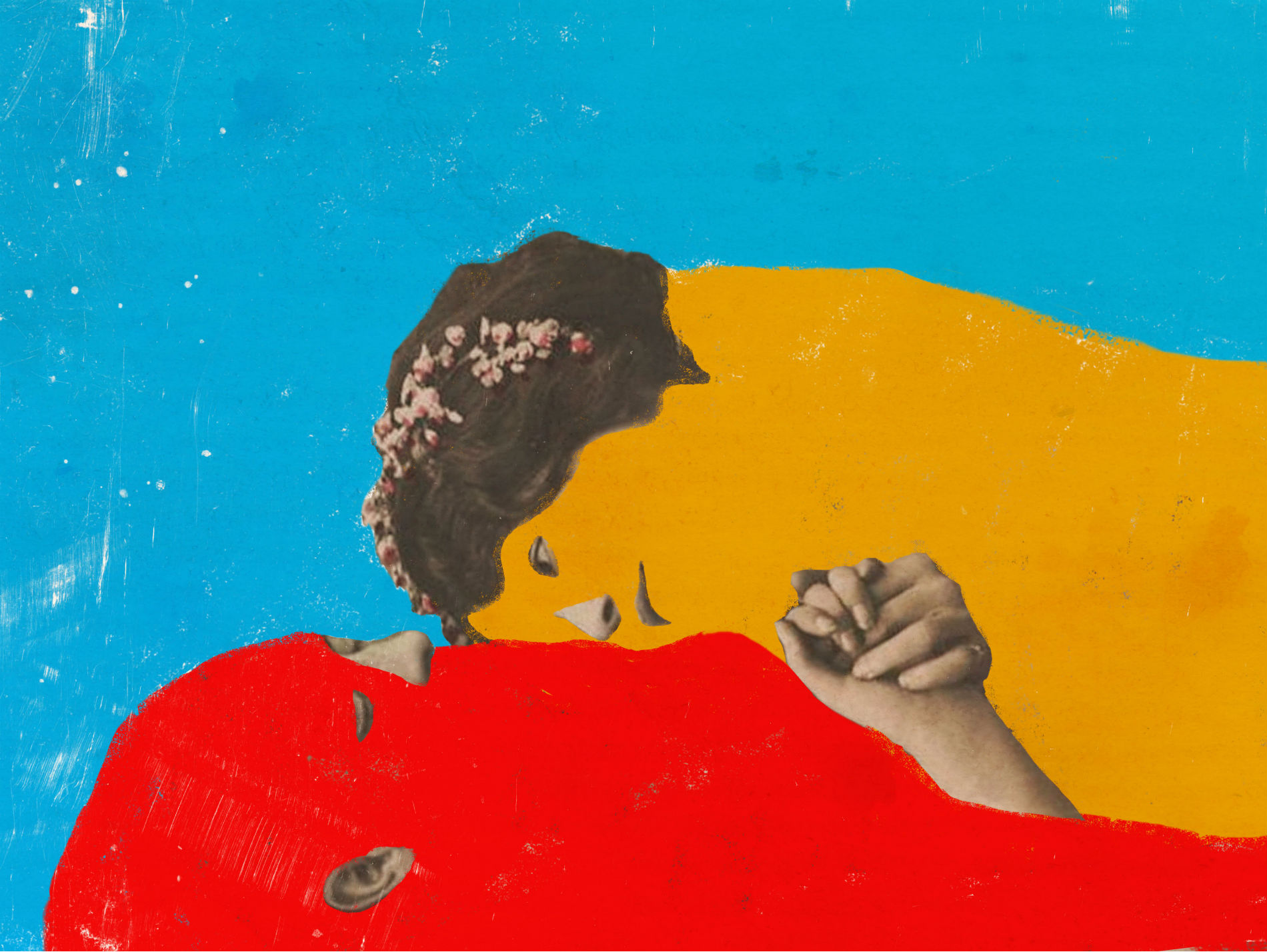 Raphaëlle Martin's Abstract Illustrations of People in Love | Scene360