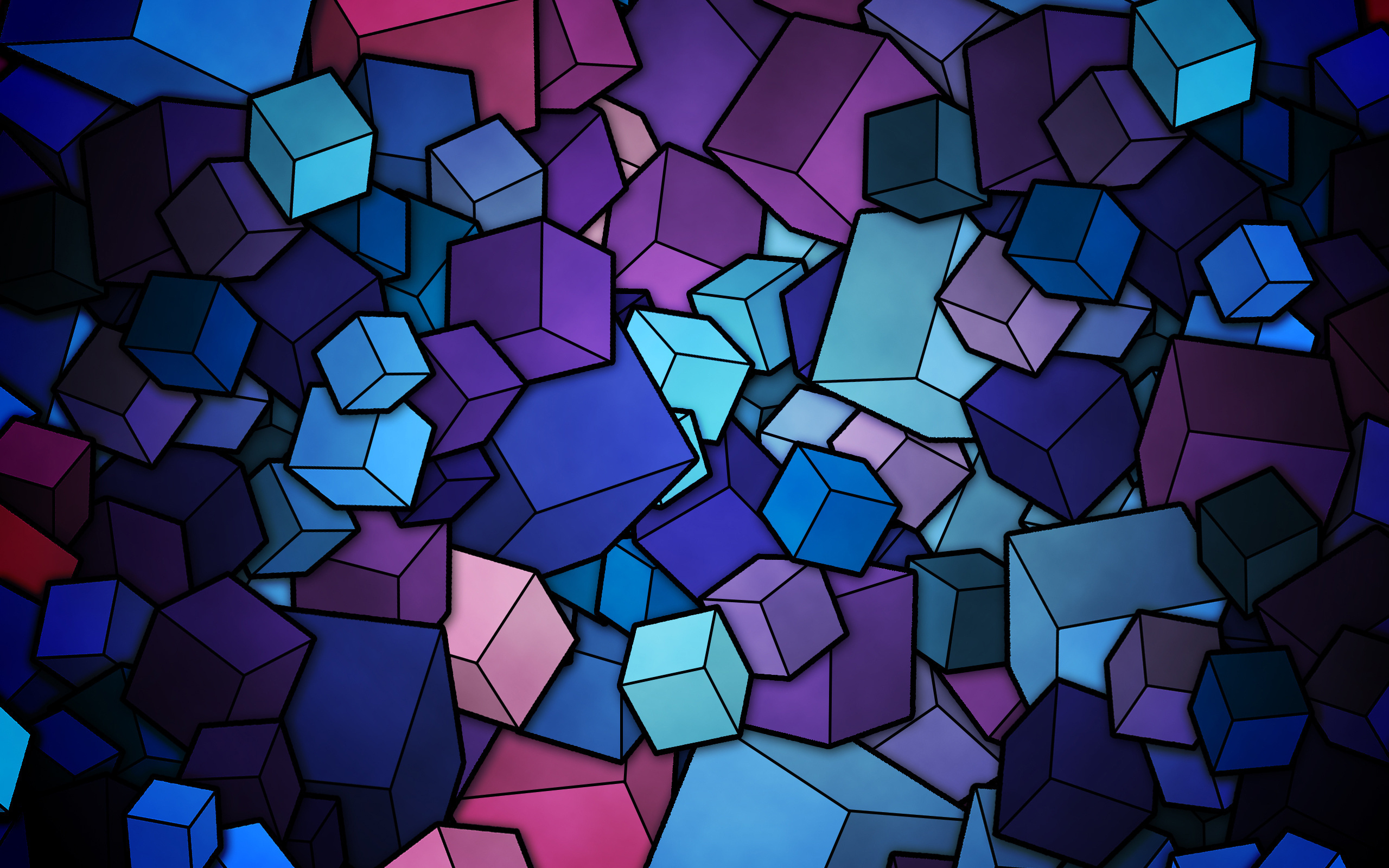 Illustration abstract cubes wallpaper | Abstract hd wallpapers