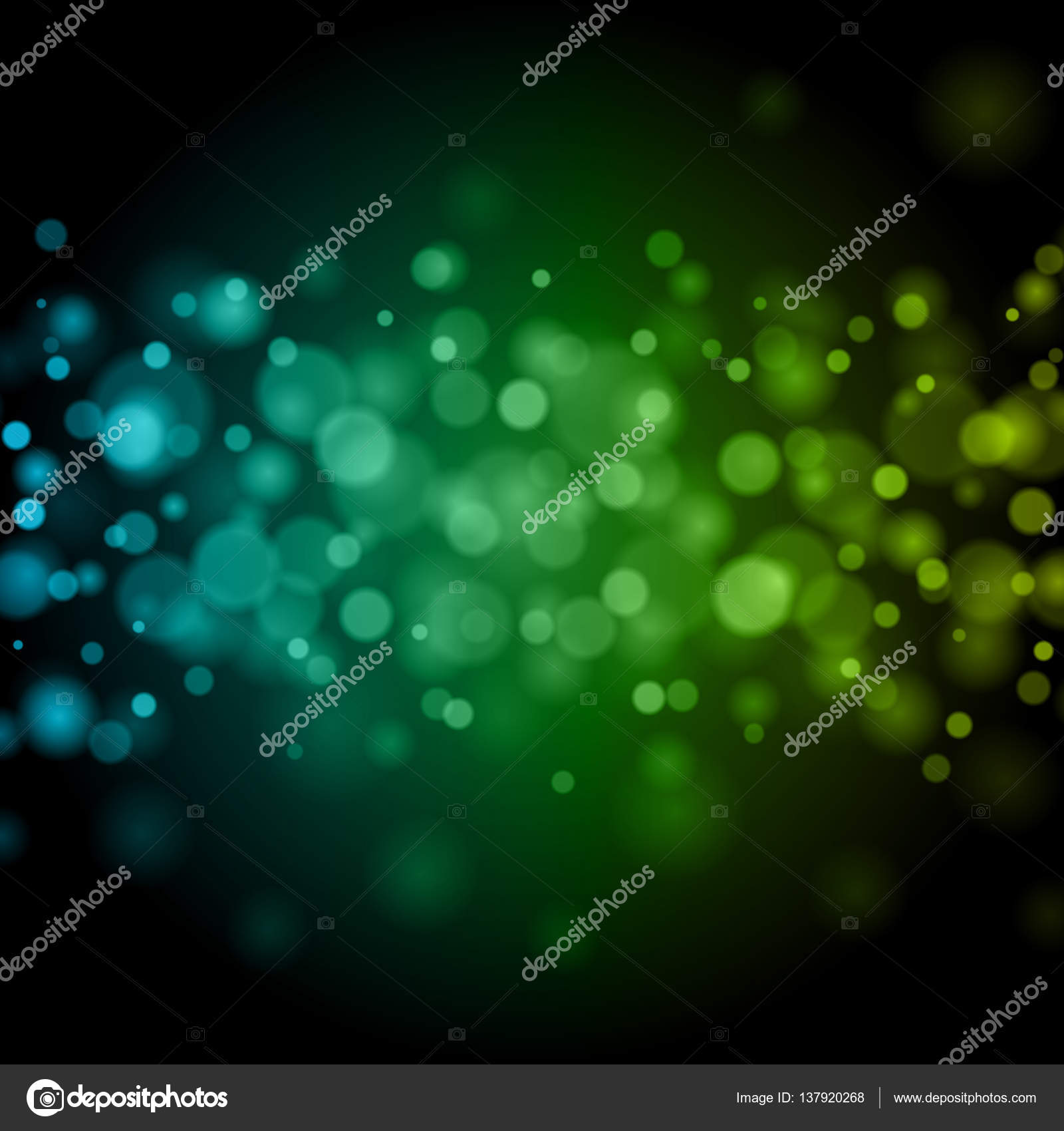 Abstract Light Blue Green Bokeh Background Vector Illustration ...