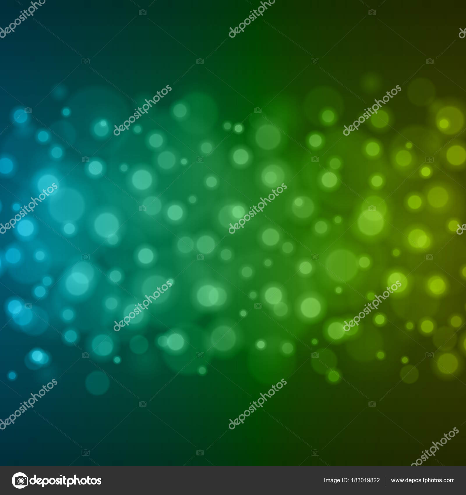 Abstract Light Blue Green Bokeh Background Vector Illustration ...