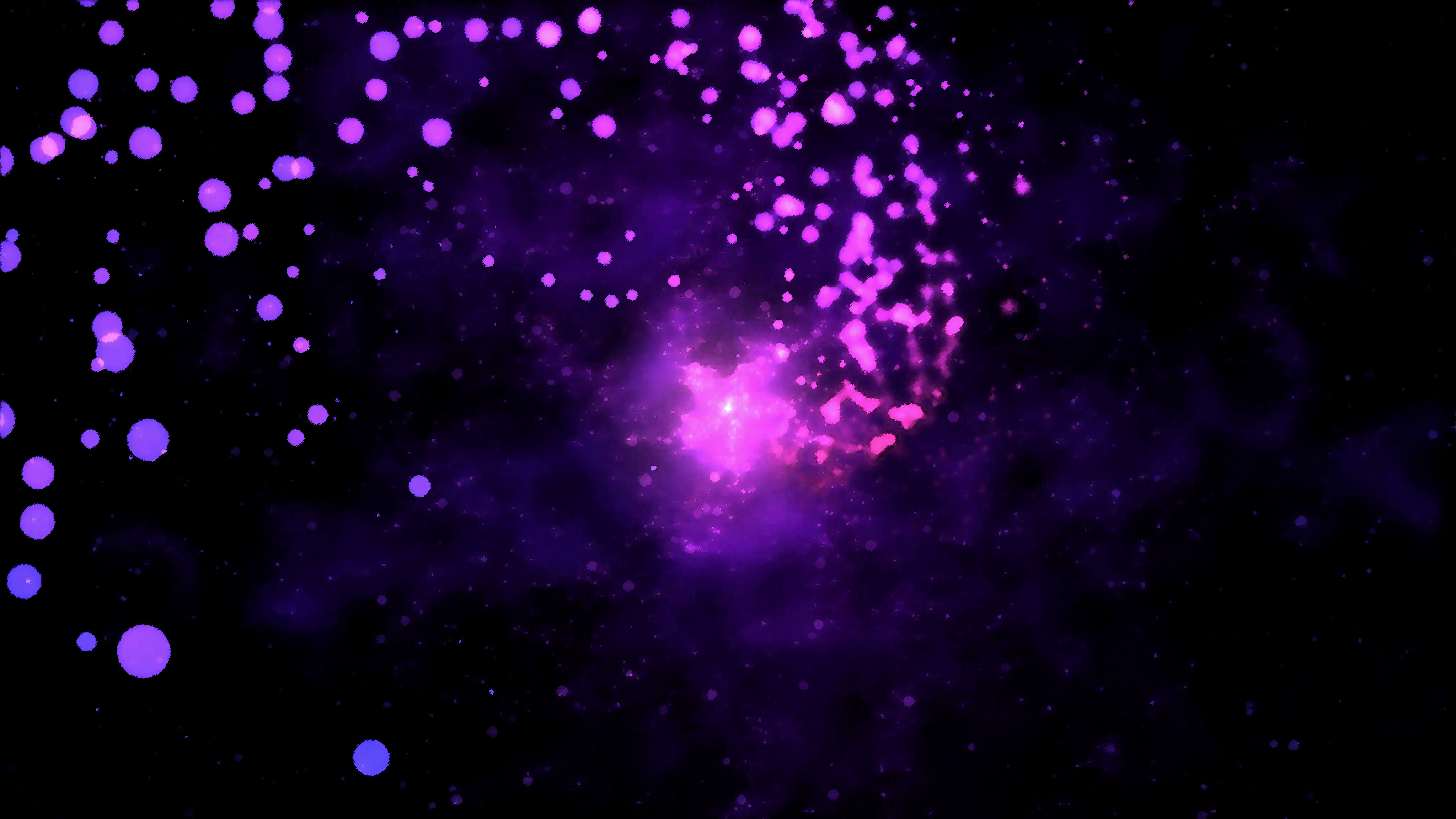 Abstract Particle Light Spiral - Loop Violet Motion Background ...
