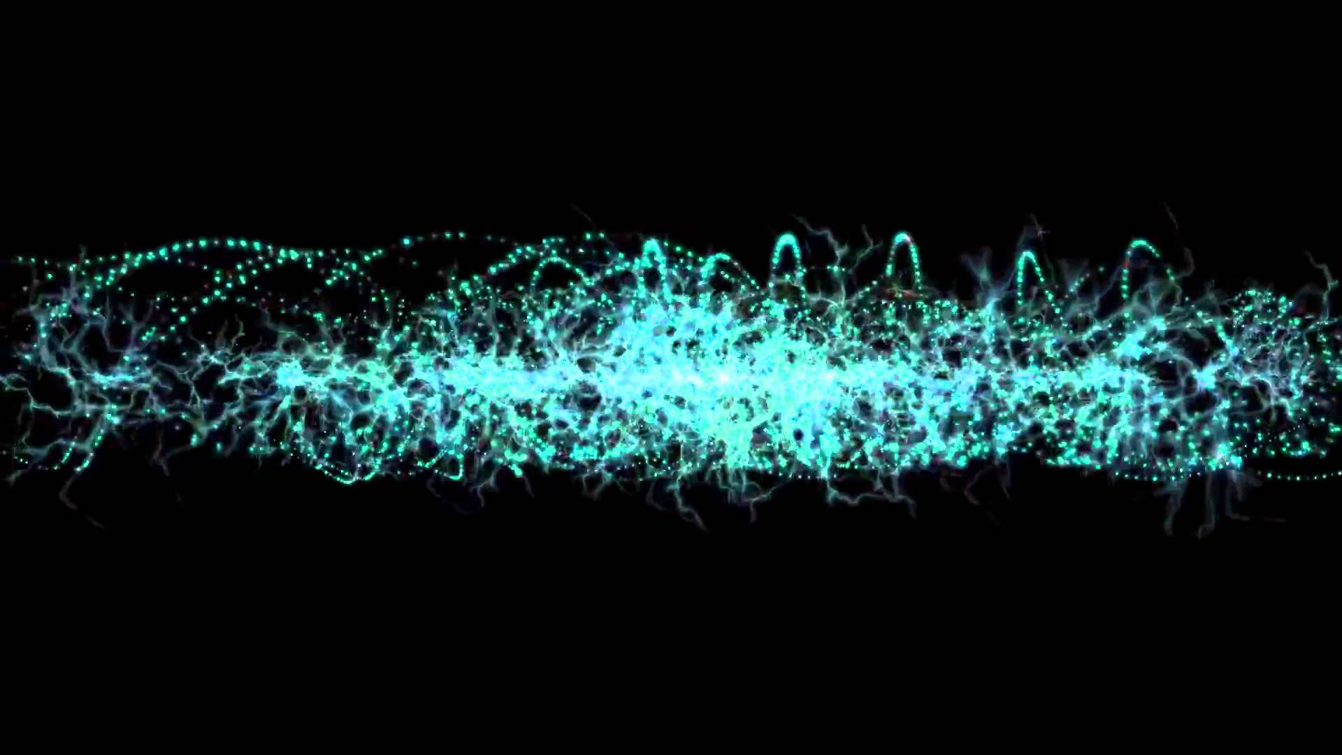 Abstract spiral light blue line video - YouTube